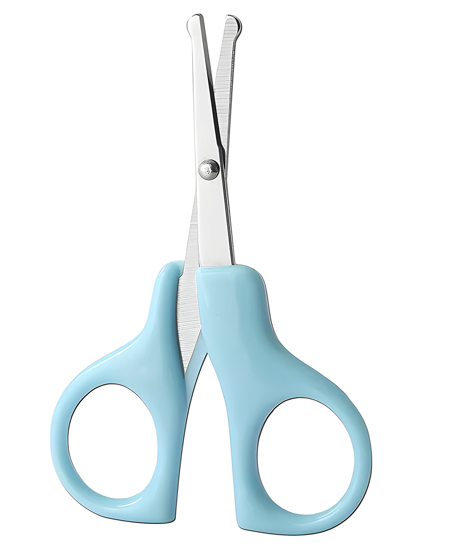 COZY VIBES Stainless Steel Mini Nose Hair Cutting Beauty Scissor Round Head Newborn Baby Nail Clipper Portable- PACK OF 1- COLOR MAY VARY-image-17
