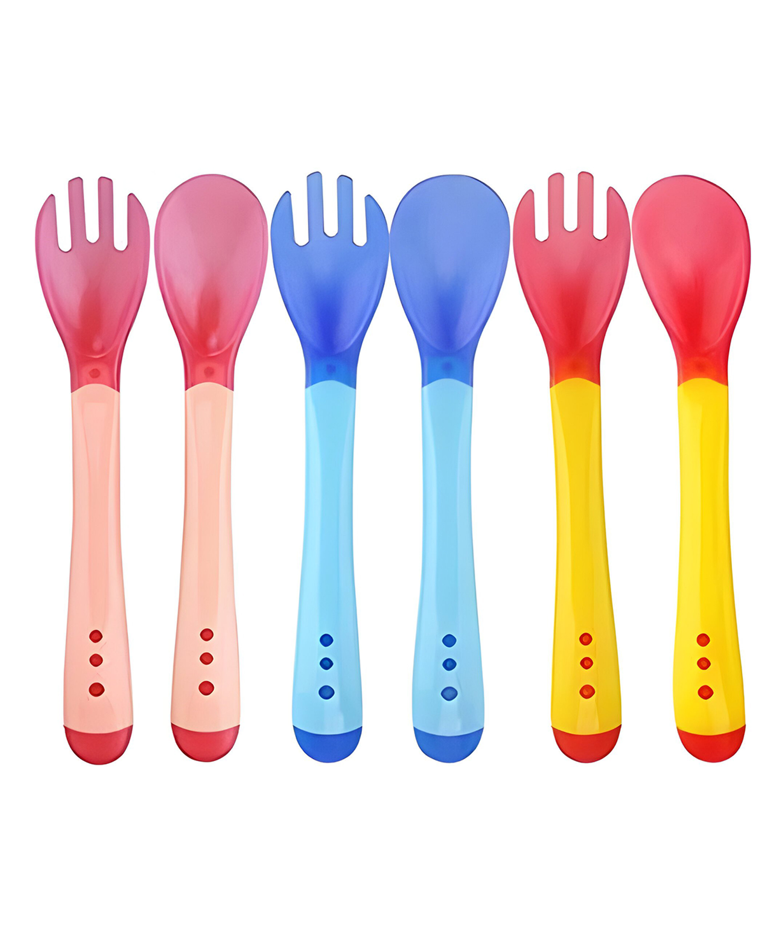 COZY VIBES Tip Heat Sensitive Silicone Spoons | Temperature Sensing Spoons | Baby Feeding Silicone Spoon Set- PACK OF 1- COLOR MAY VARY-image-30