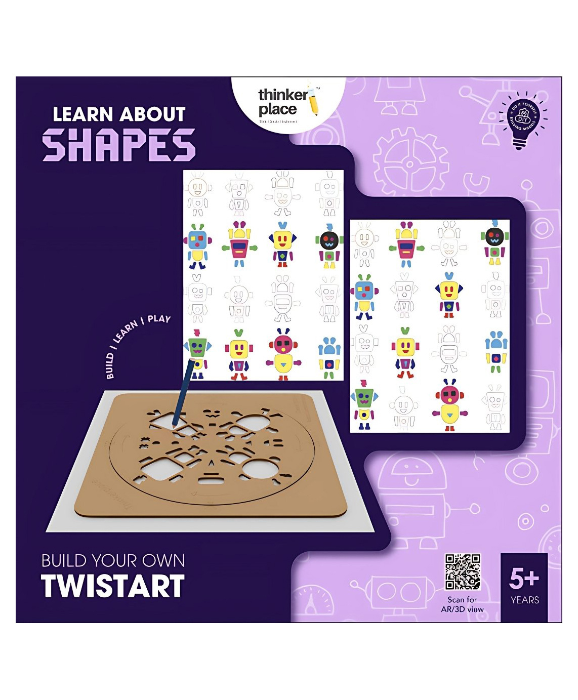 THINKER PLACE DIY Educational Toy TwistArt Robot-image-36