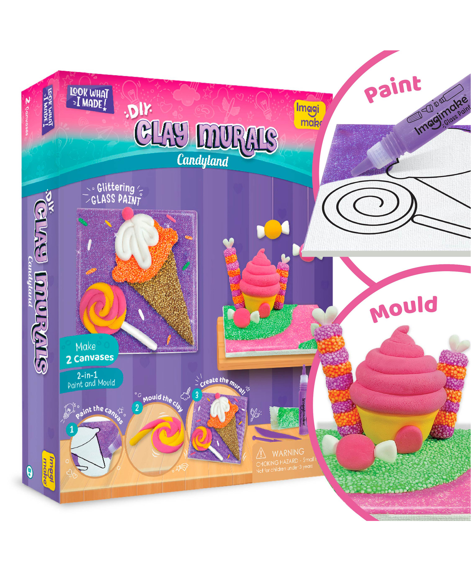 Imagimake Clay Murals Candyland Kit - Multicolour-picture-6