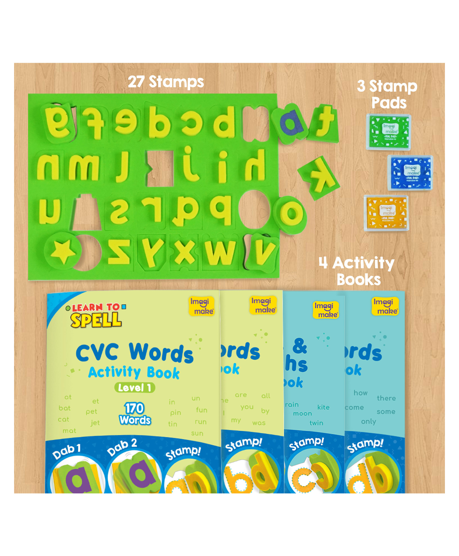 Imagimake Learn to Spell Learning Activities Puzzle - 34 Pieces-picture-28