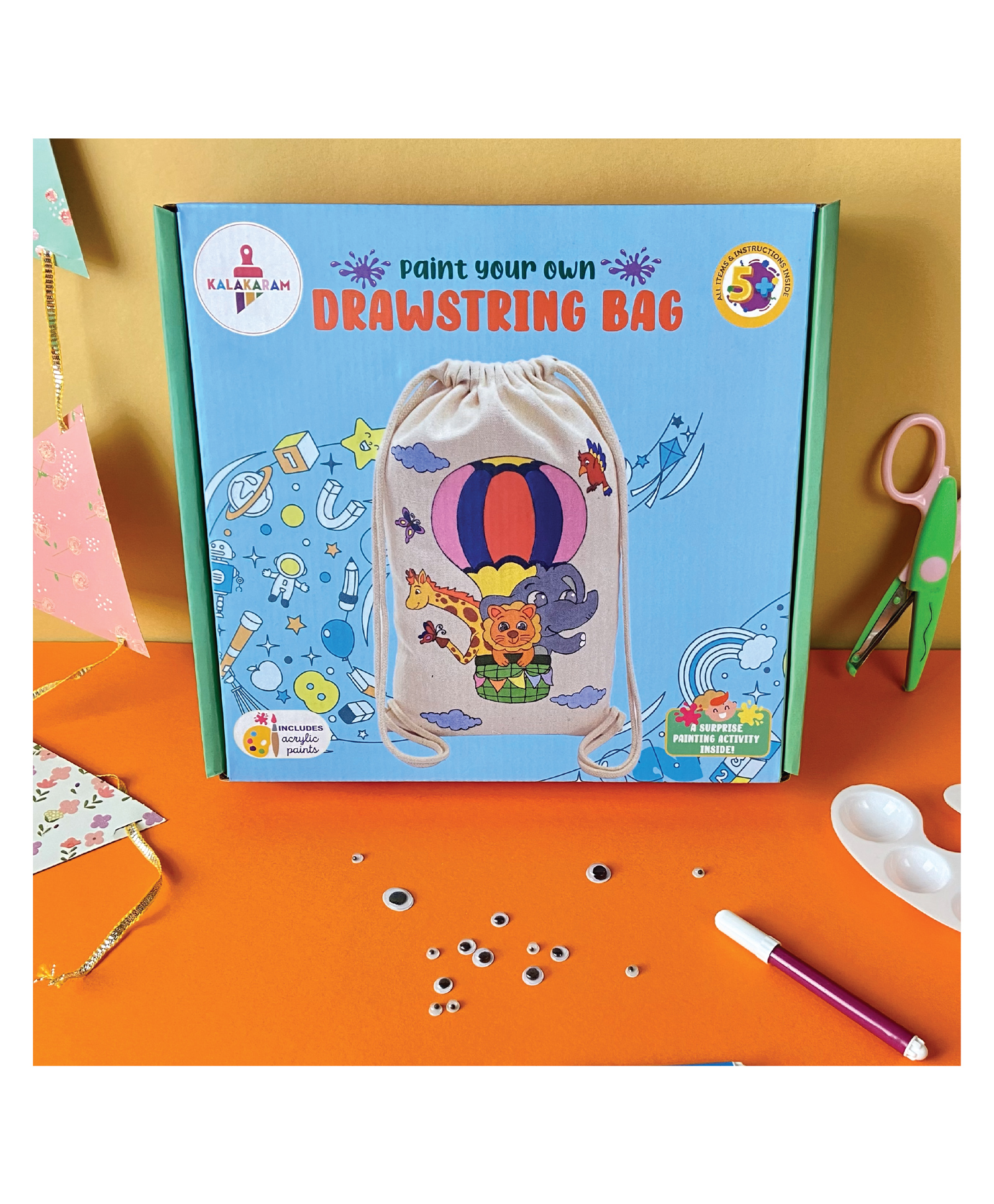 Kalakaram Drawstring Bag Painting Kit-image-4