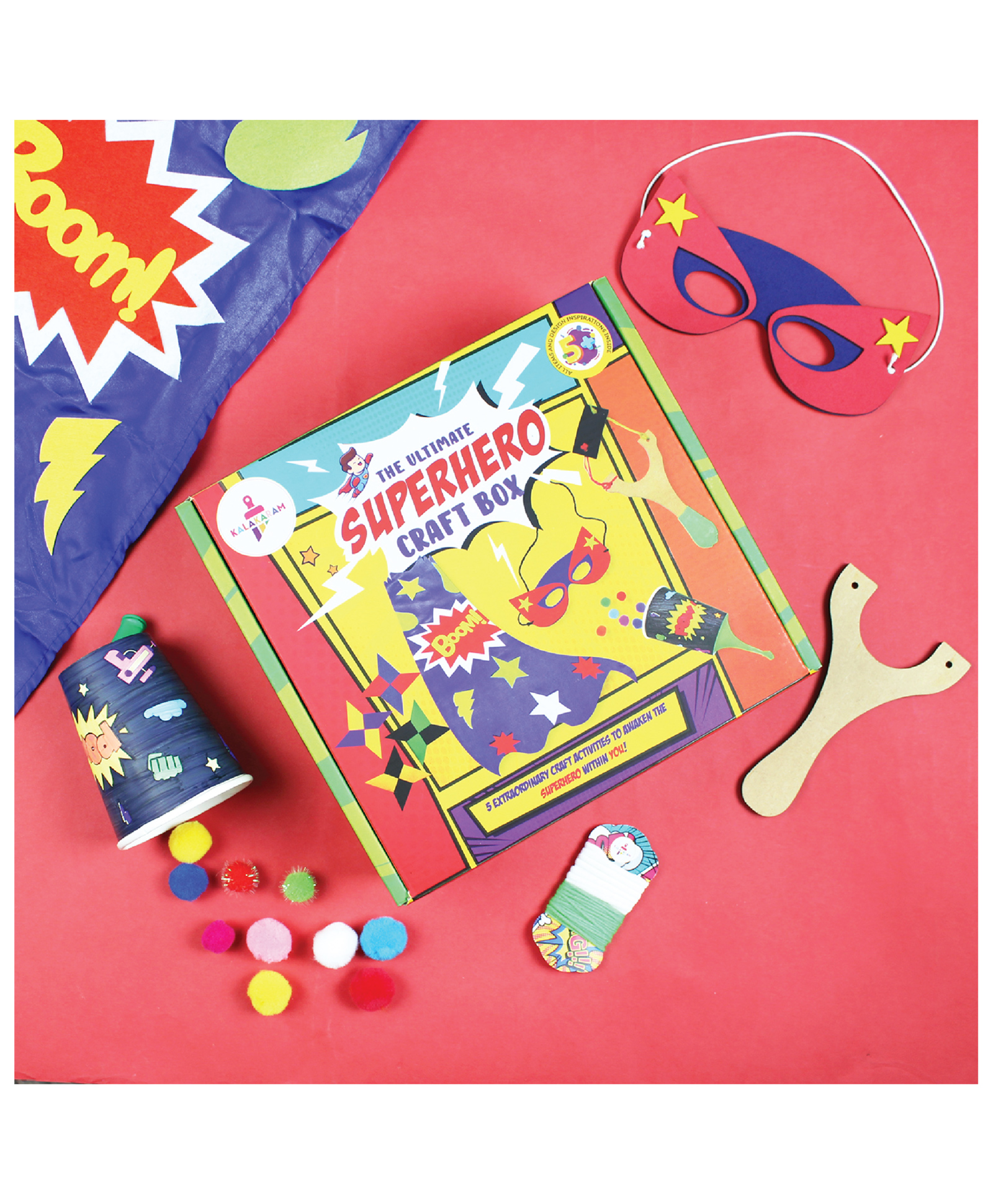 Kalakaram Superhero Craft Box-picture-26