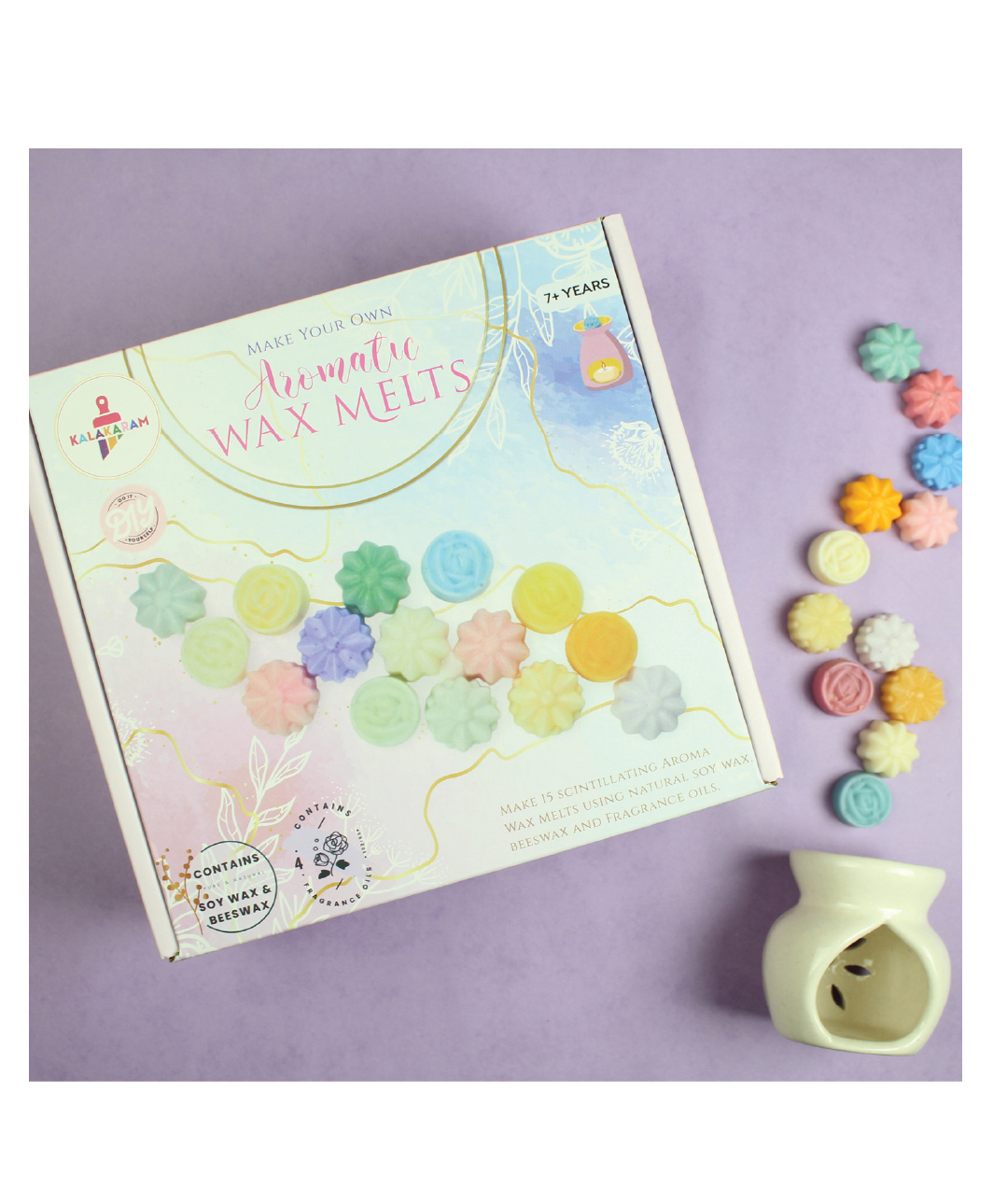 Kalakaram Aromatic Wax Melts Making Kit - Multicolor-picture-16