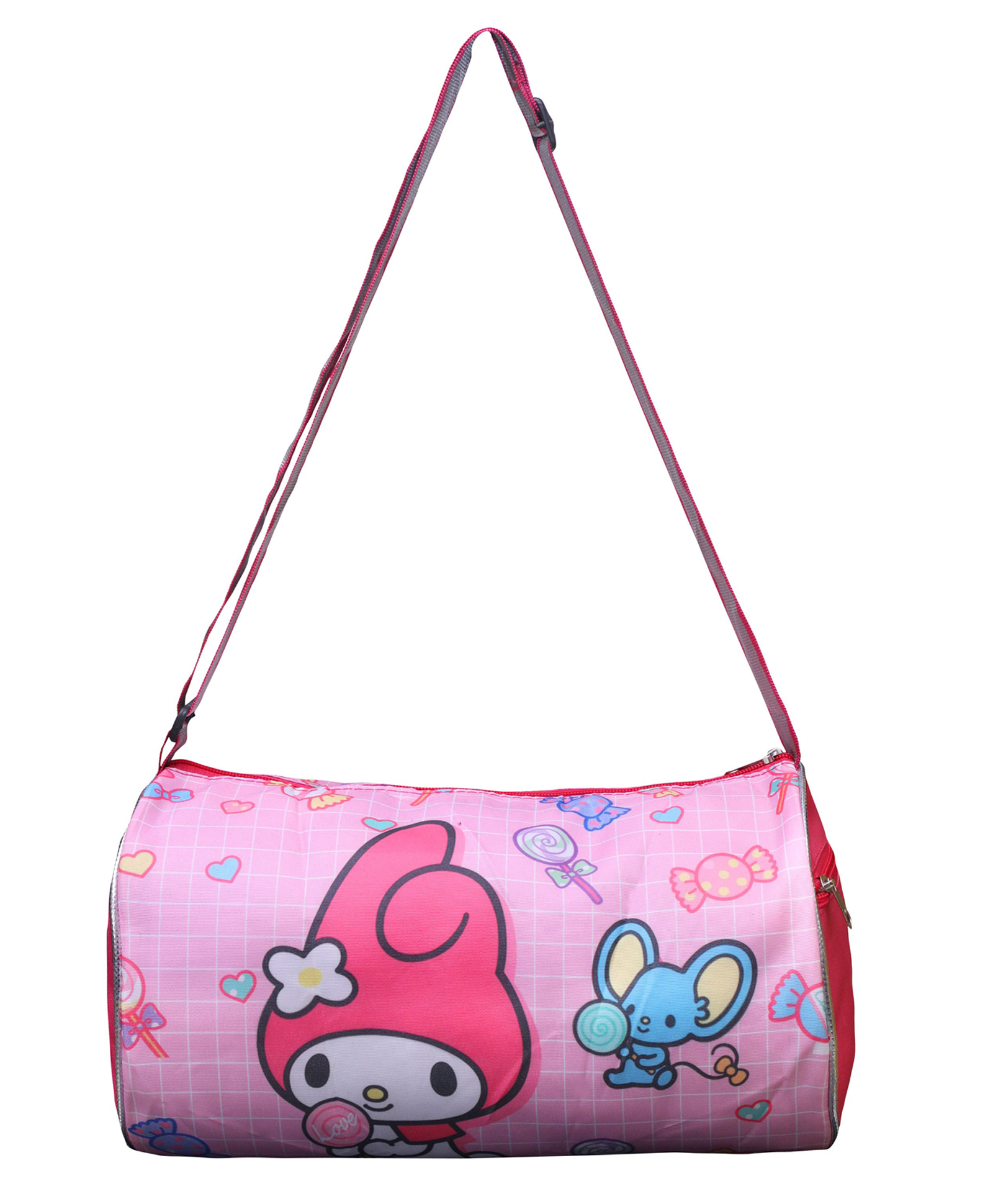 Happile Kids baby print pink Duffle shoulder bag Pink-image-33