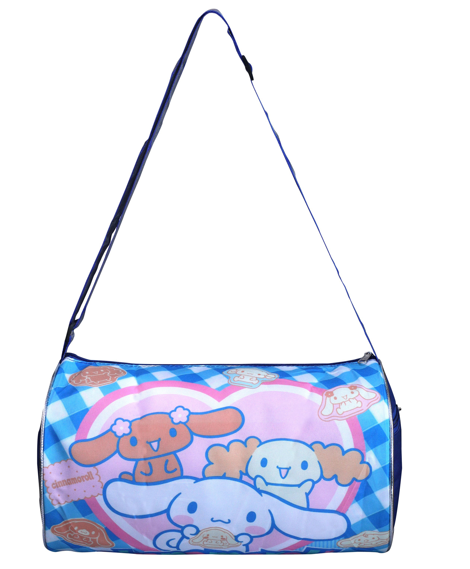 Happile Kids cute animal cartoon blue Duffle shoulder bag for school/travelling/sports/Picnic - Blue-image-5