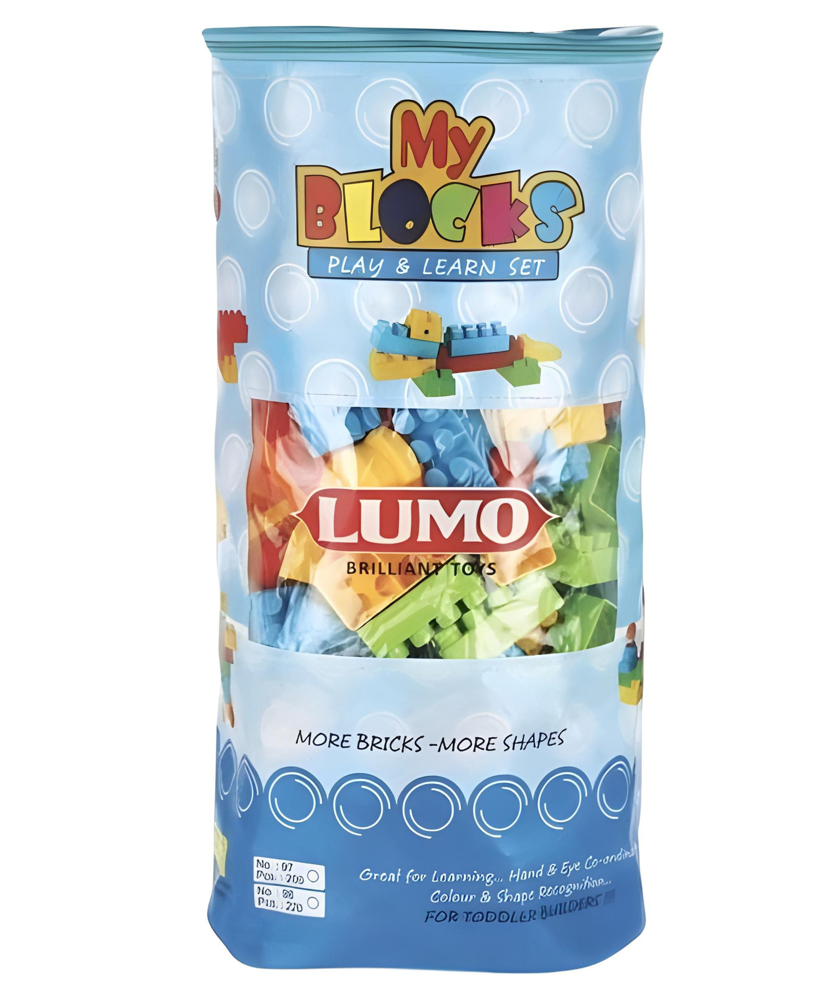 YAMAMA Building Blocks Toys For Kids 220-Piece Big Building Blocks Set Kids Toys Educational And Creative Fun Brics Building Blocks Toys For Toddlers And Preschoolers - Multicolor-picture-28