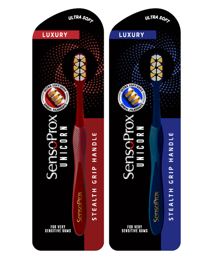 SensoProx Unicorn Toothbrush Pack of 2 - Red & Blue-image-28