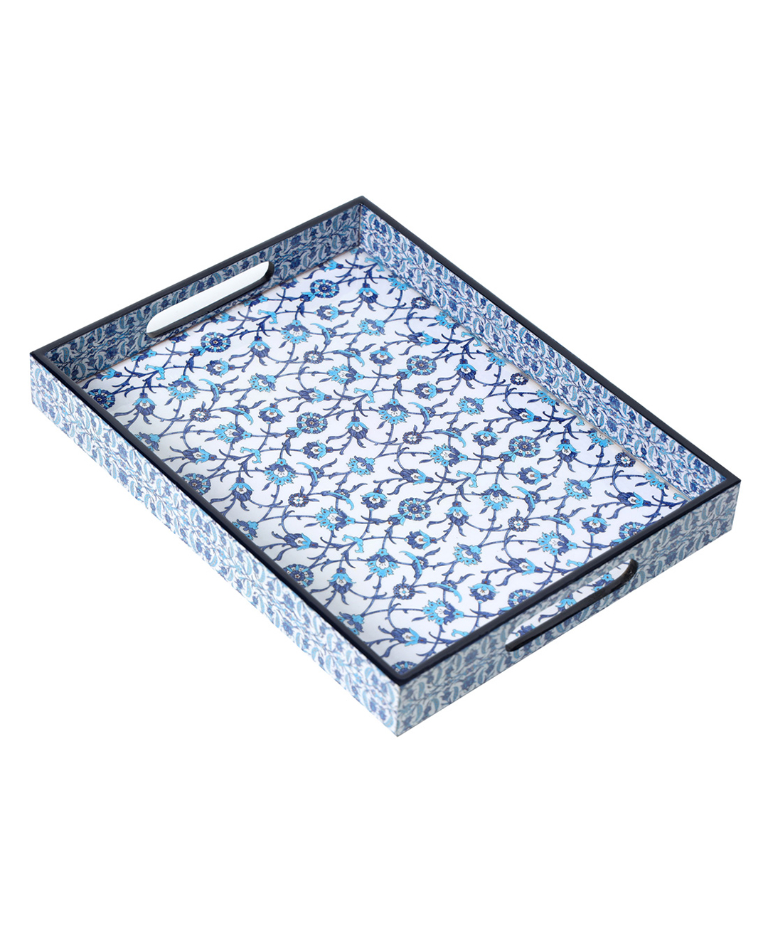 DULI Enamel Coated Multipurpose Serving Tray for Home and Dining Table-picture-19