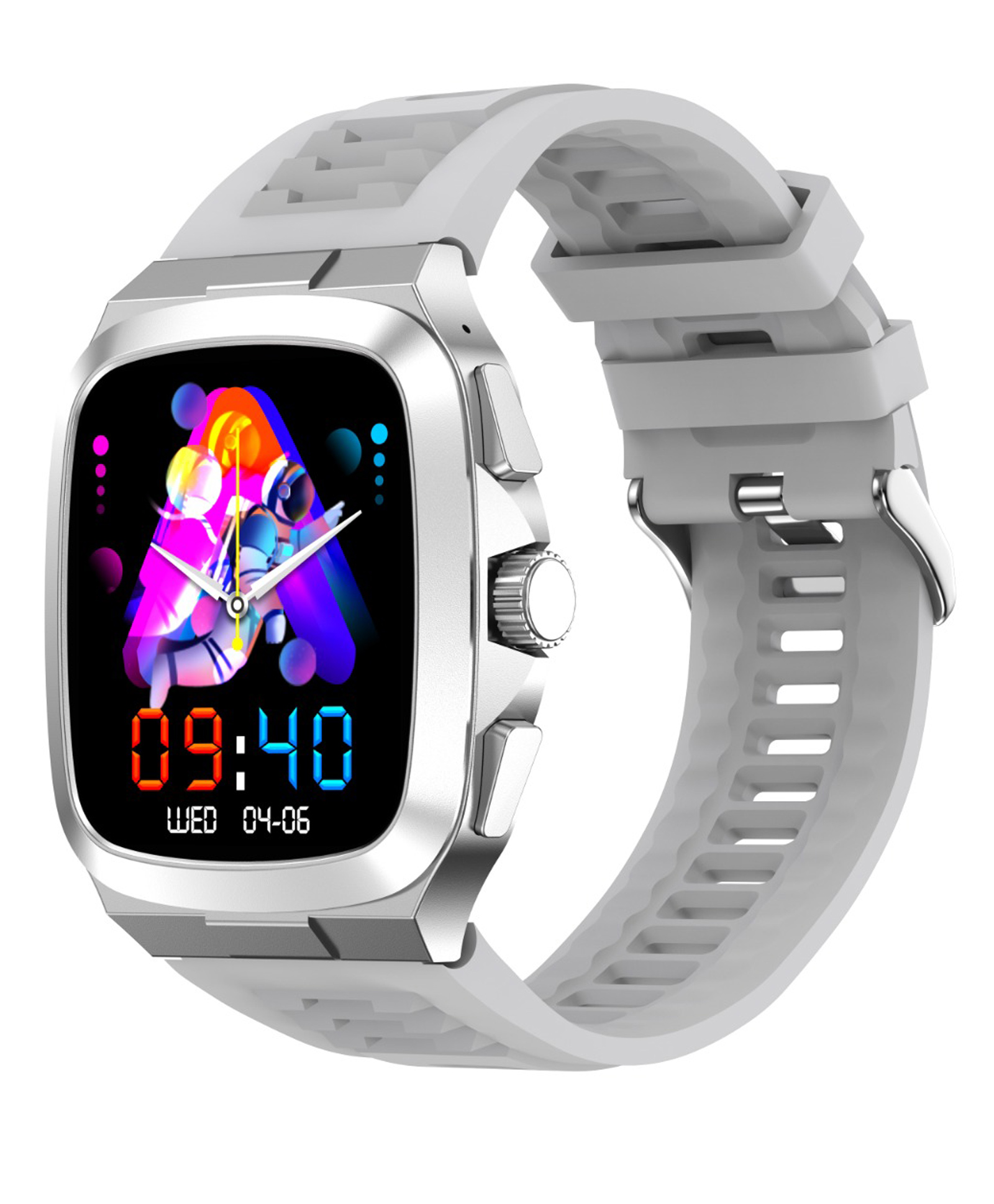 iCruze Pronto Nautica BT Calling SmartWatch ( Grey)-picture-16