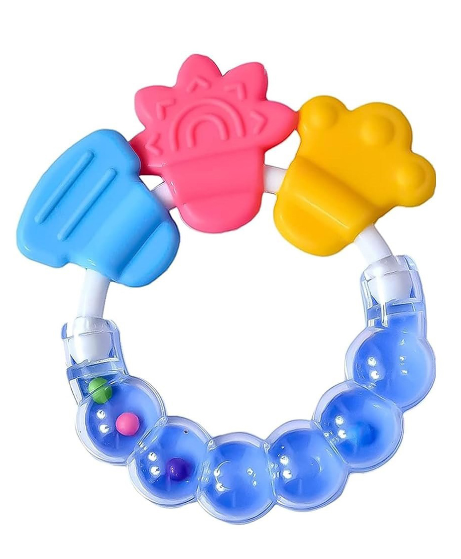 INPOUT BPA free Baby Mini Ring Teether(Color may vary)-picture-4