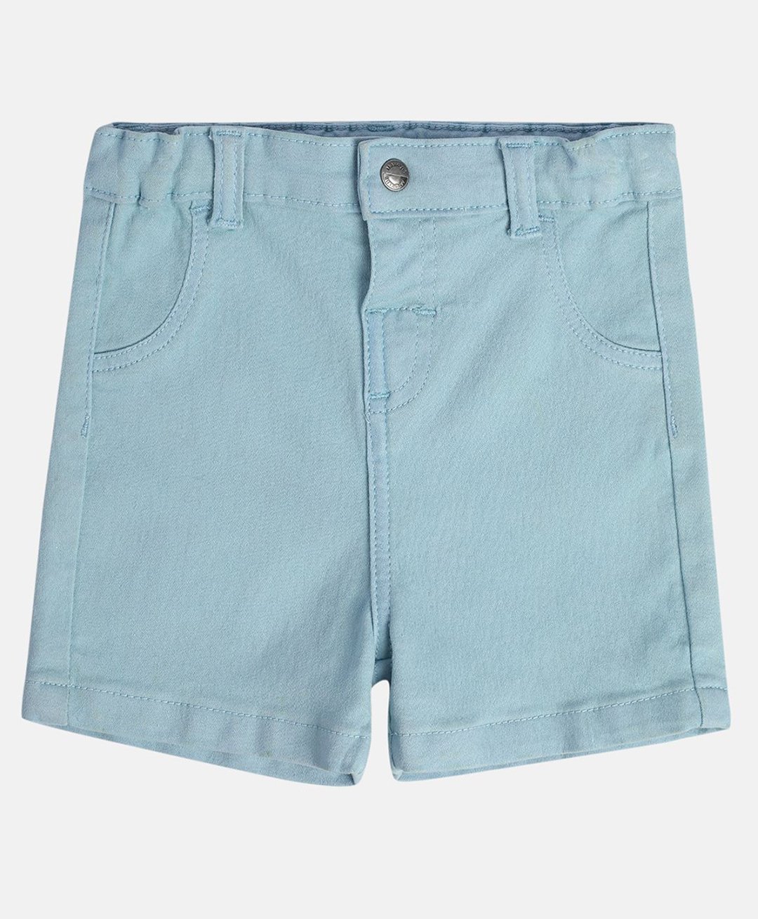 MINI KLUB Cotton Solid Shorts - Blue-picture-43