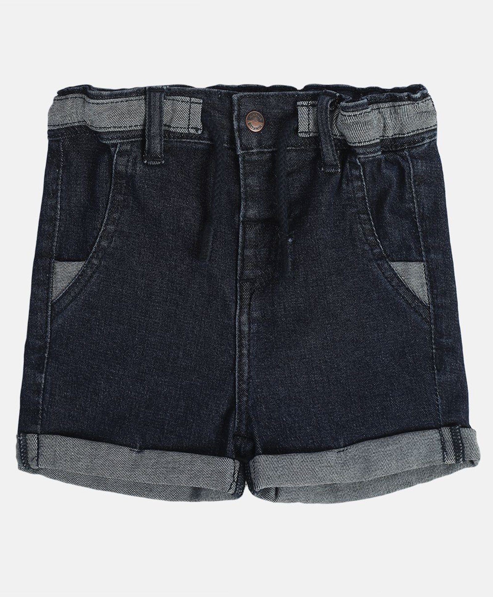 MINI KLUB Cotton Colour Blocked Shorts - Blue-picture-35