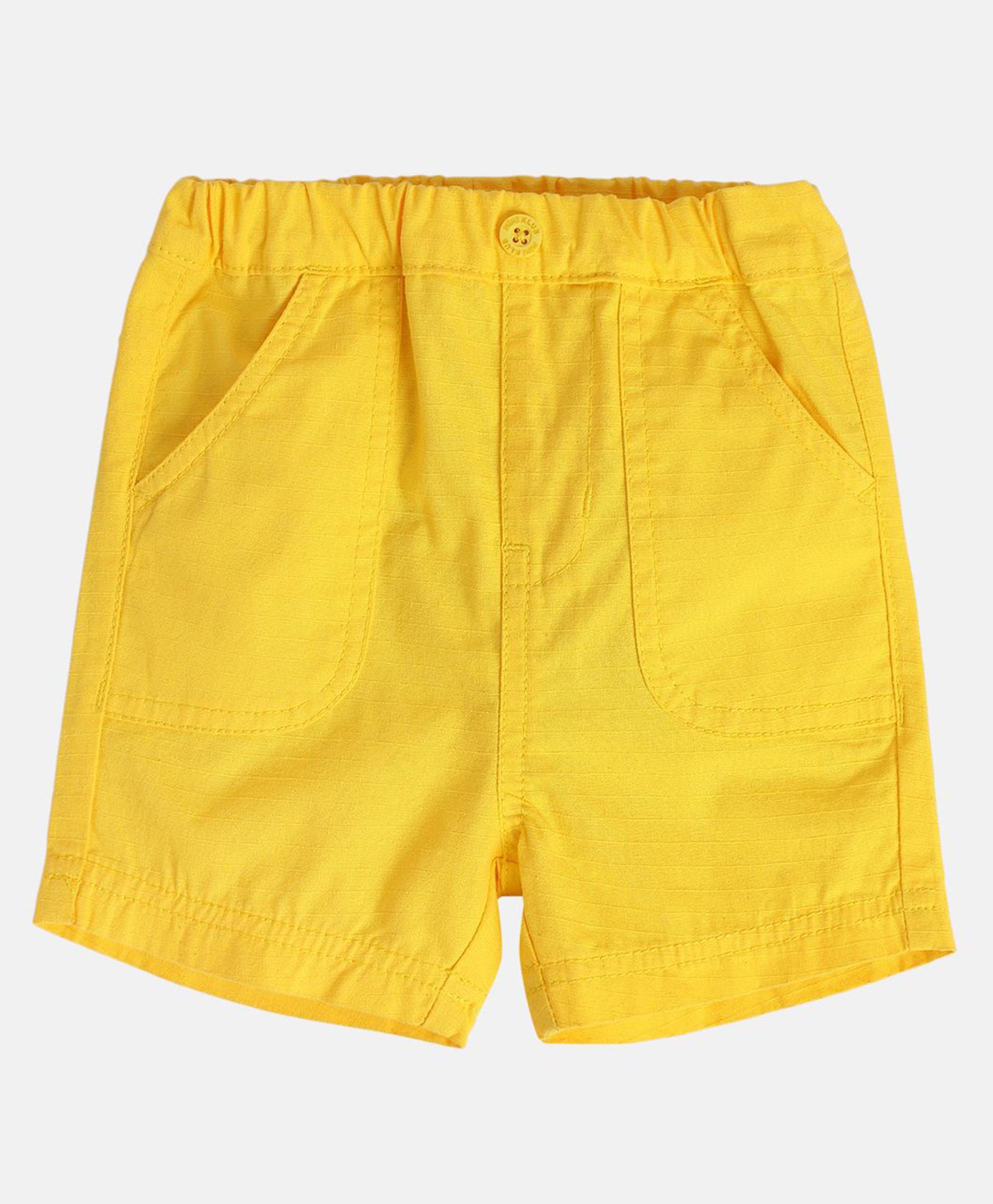MINI KLUB Cotton Solid Shorts - Mustard-picture-19