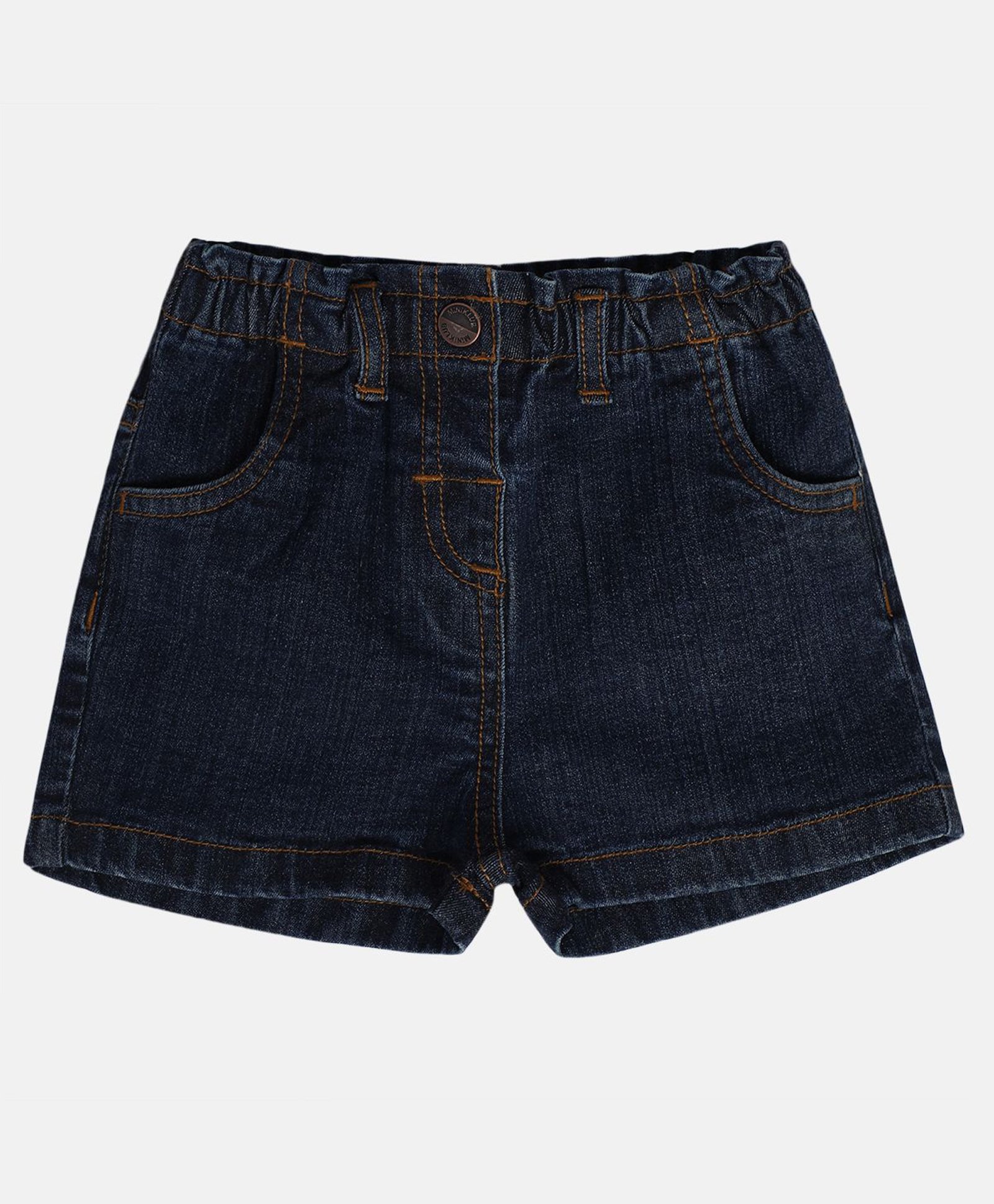 MINI KLUB Cotton Solid Shorts - Blue-picture-23