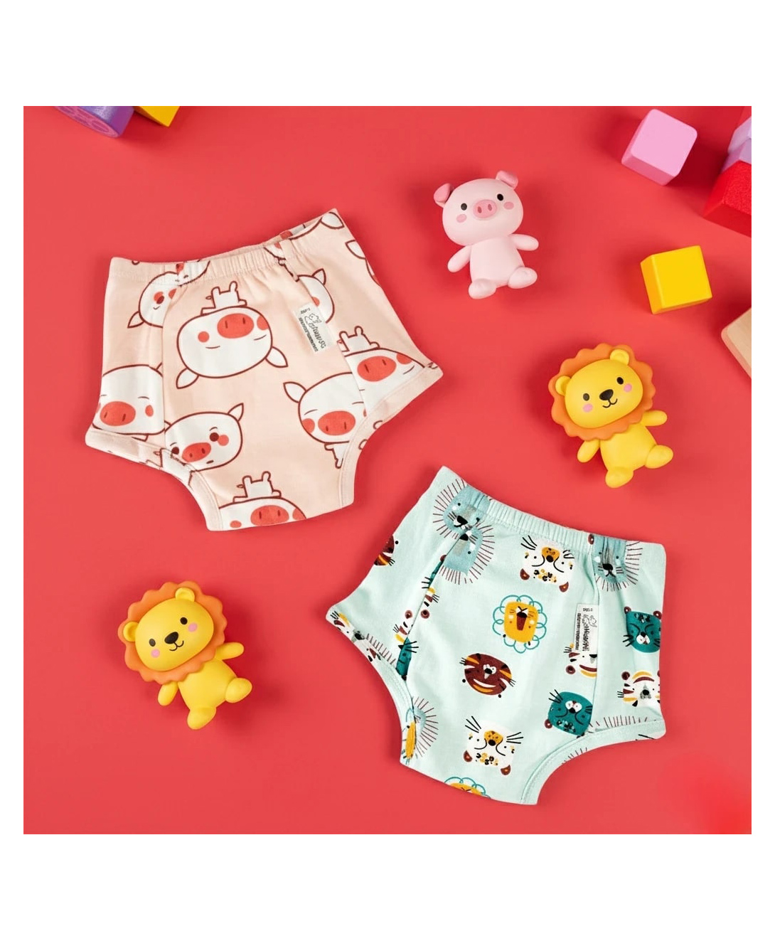 Snugkins Potty Training Padded Underwear for Babies/Kids 100% Cotton (6-7 Years) Pack of 2-picture-30