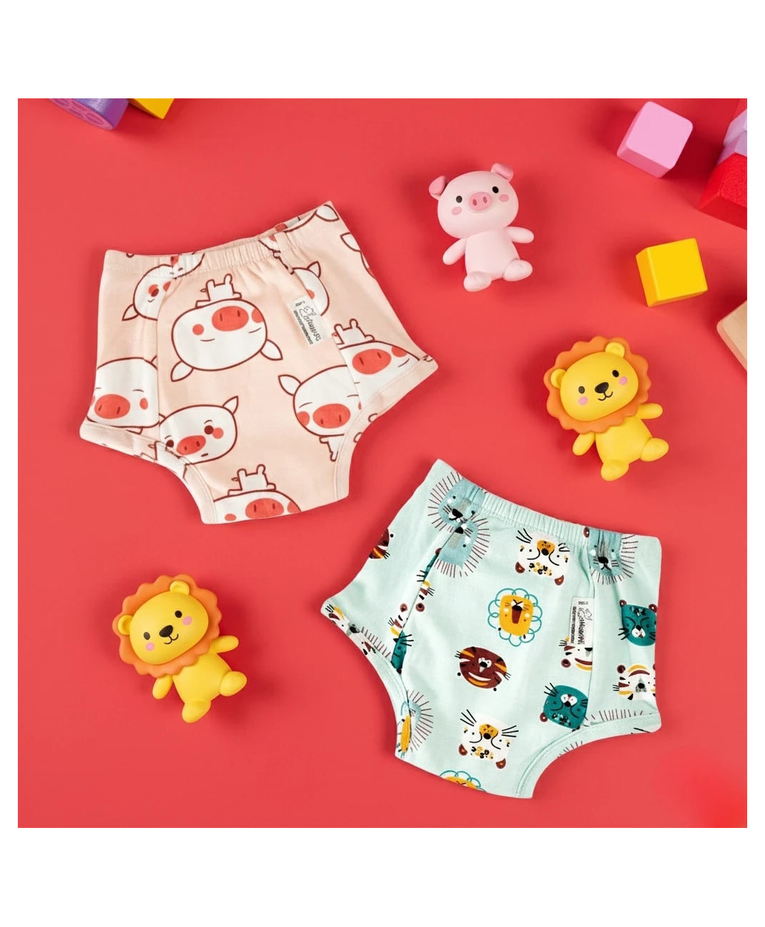 Snugkins Potty Training Padded Underwear for Babies/Kids 100% Cotton (7-8 Years) Pack of 2-picture-32