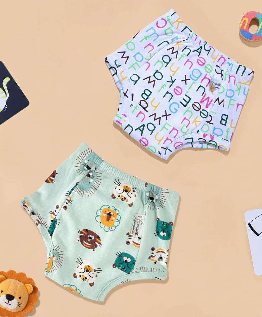 Snugkins Potty Training Padded Underwear for Babies/Kids 100% Cotton (6-7 Years) Pack of 2-picture-43