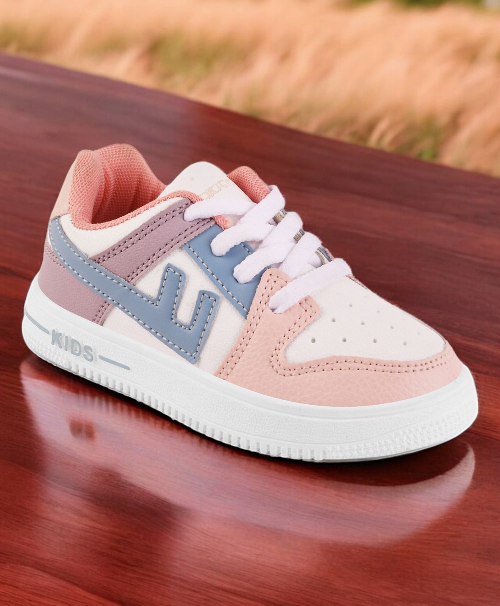 Lil Lollipop Colour Blocked Shoes - Pink-image-24