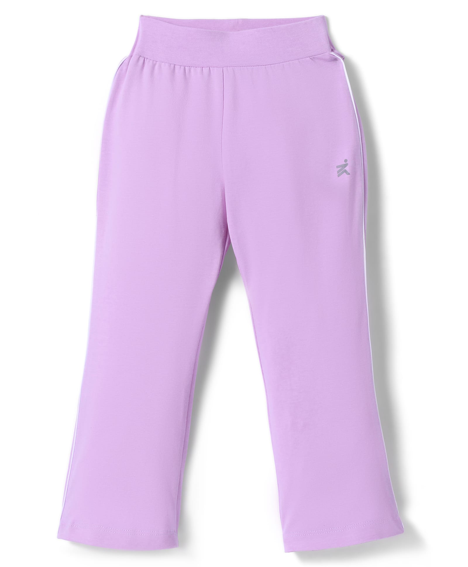 Doreme Single Jersey Knit Full Length Track Pant with Tape Detailing - Lilac-image-23
