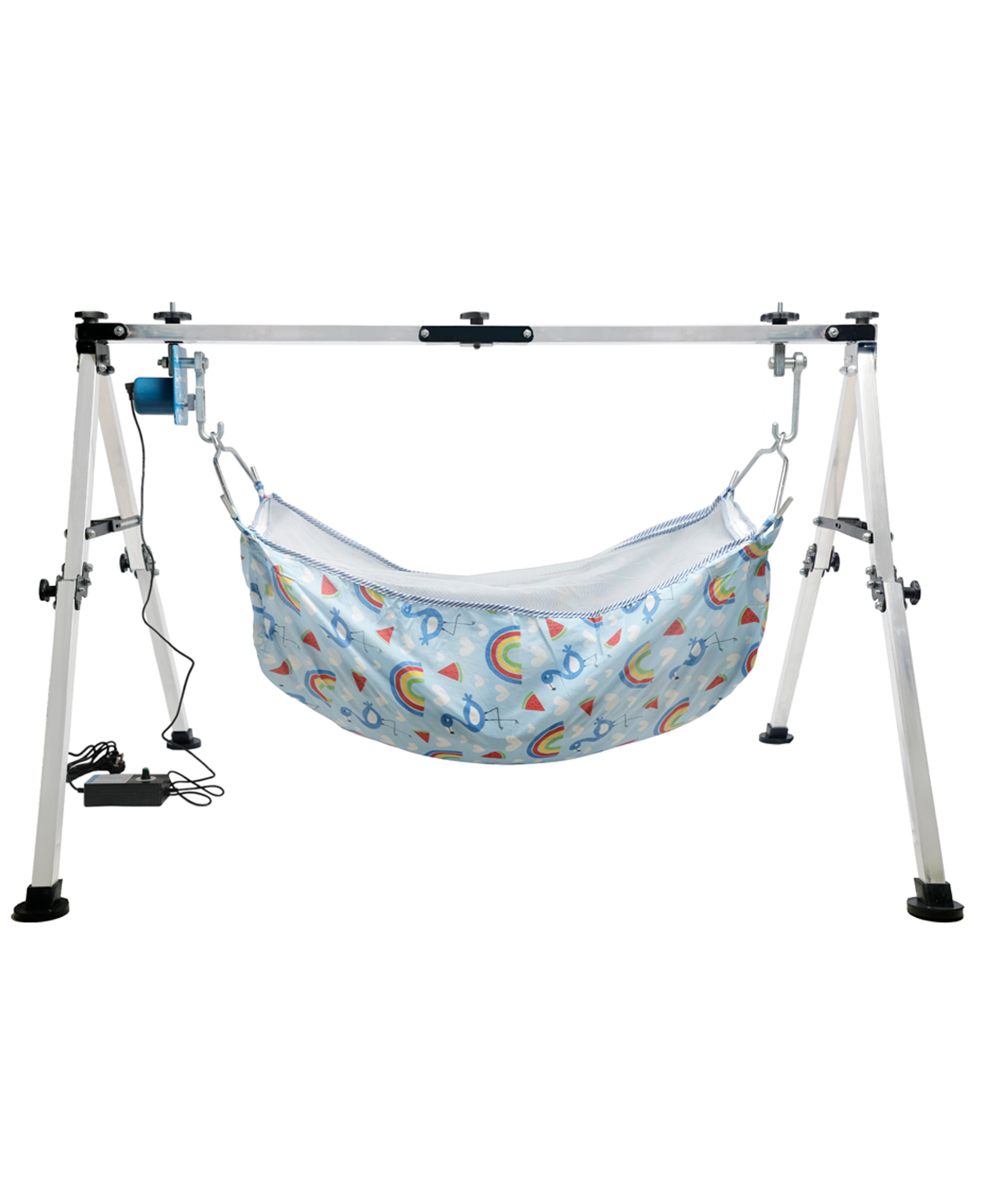 My Cradlle the Cradlle for Geniusss Folding Jhula Automatic Cradle Kit Swing Motor Machin | Ghodiyu | Palna for Baby 0 to 3 Years (Nri Kit Full Set-blue)-image-5