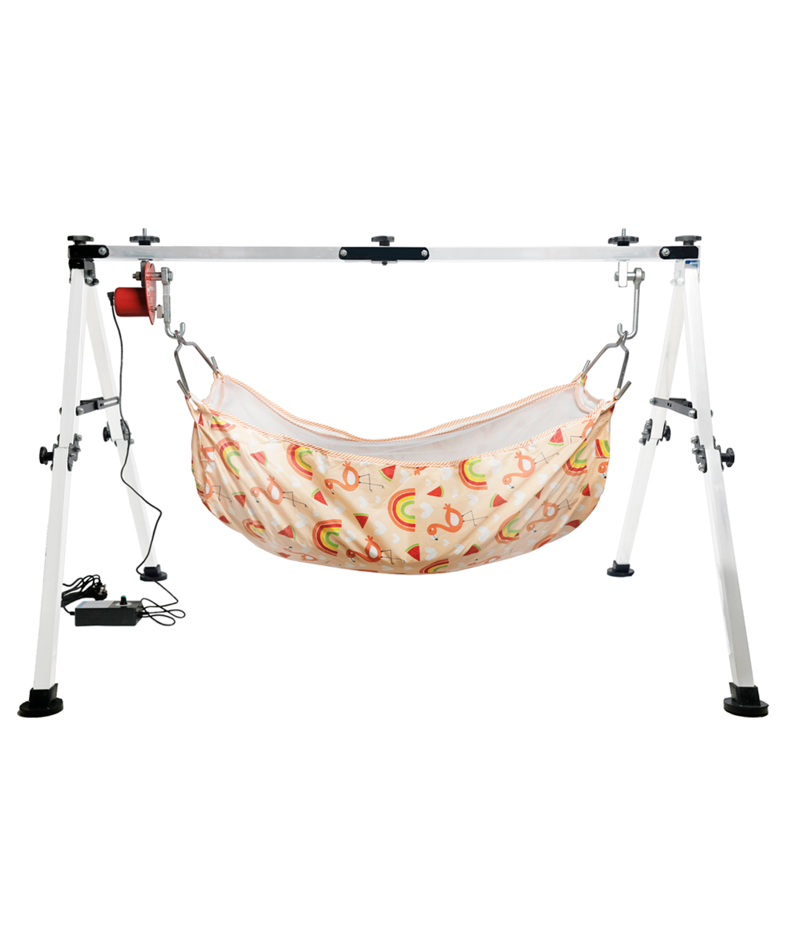 My Cradlle the Cradlle for Geniusss Folding Jhula Automatic Cradle Kit Swing Motor Machin | Ghodiyu | Palna for Baby 0 to 3 Years (Nri Kit Full Set-blue)-image-6