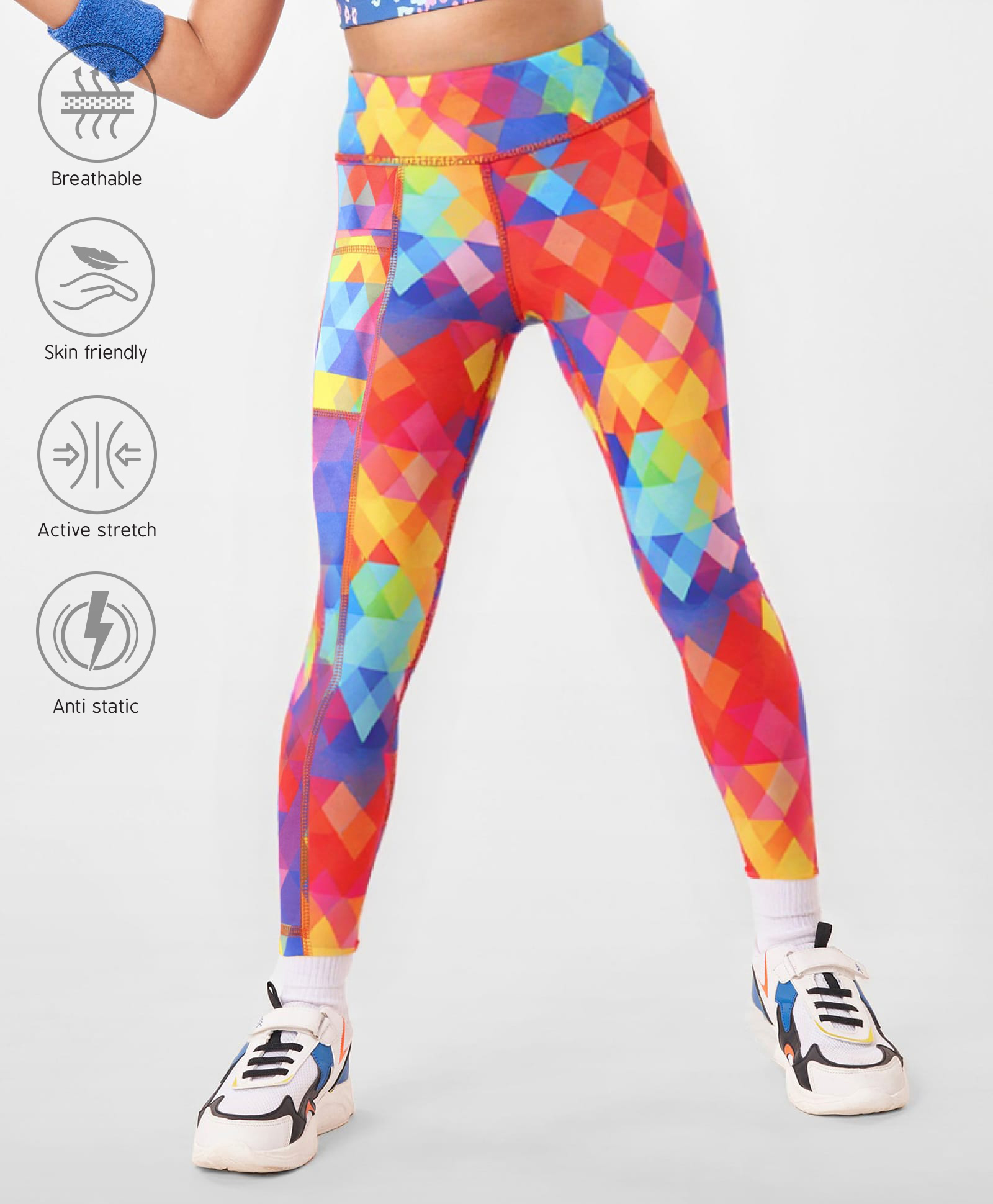 Pine Active Full Length Super Stretch Leggings - Multicolour-picture-19