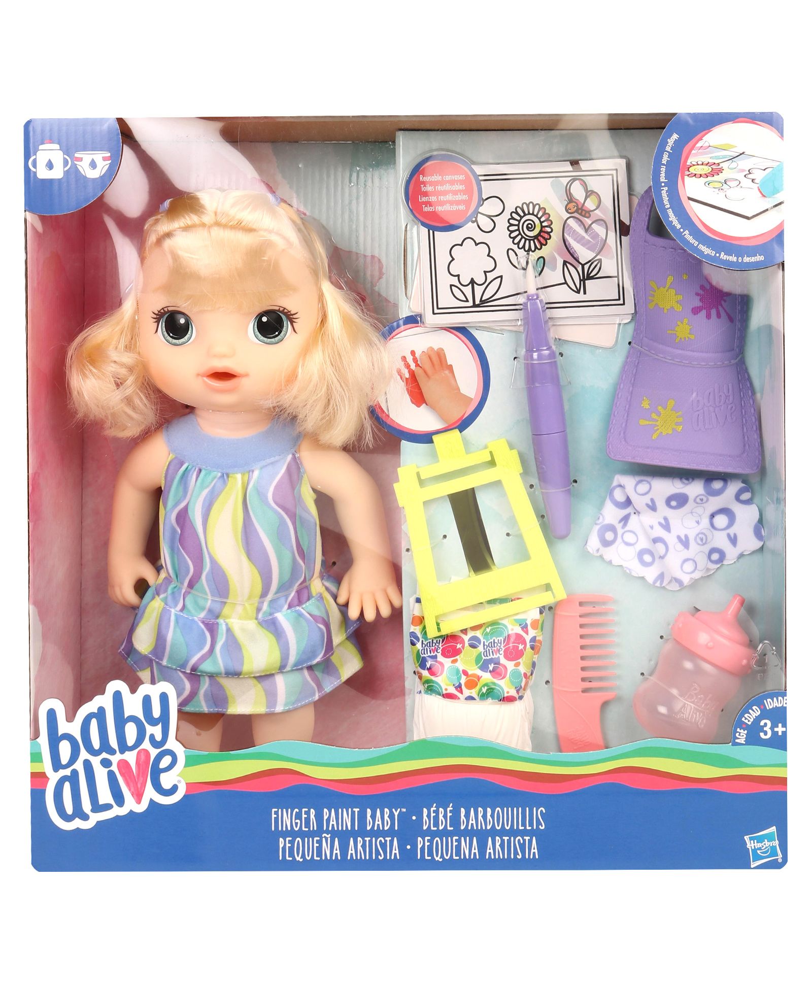 baby alive finger paint doll