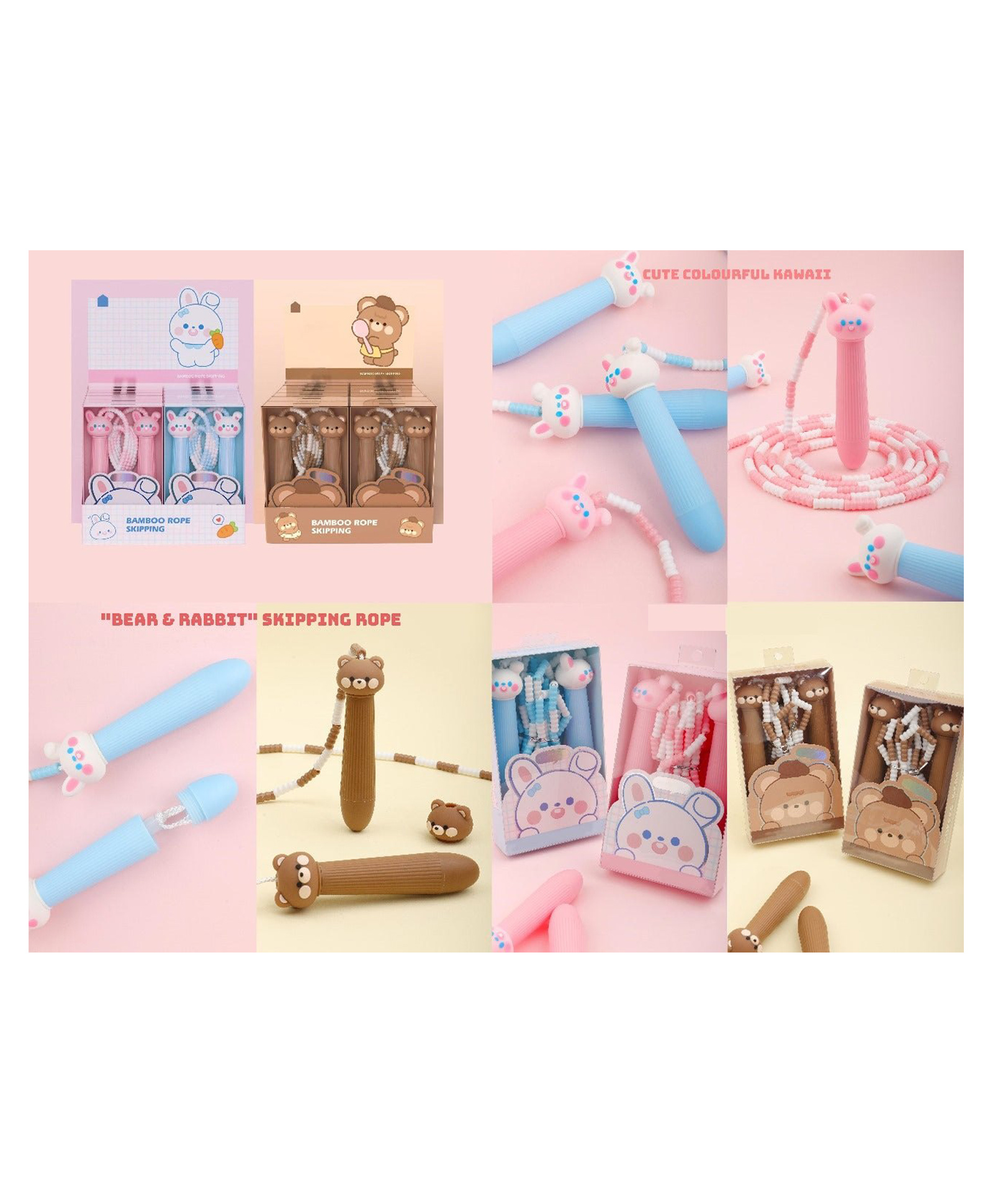 SANJARY Adorable cute Sports Skipping Rope for kids colordesign may vary-picture-17
