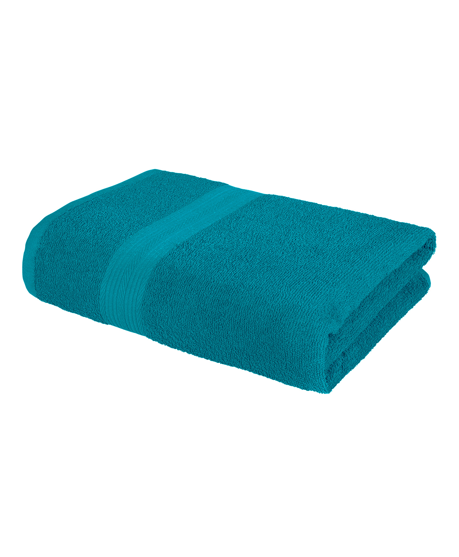Bedspun Teal 100% Cotton Terry Towel 1 U Bath Towel-picture-21