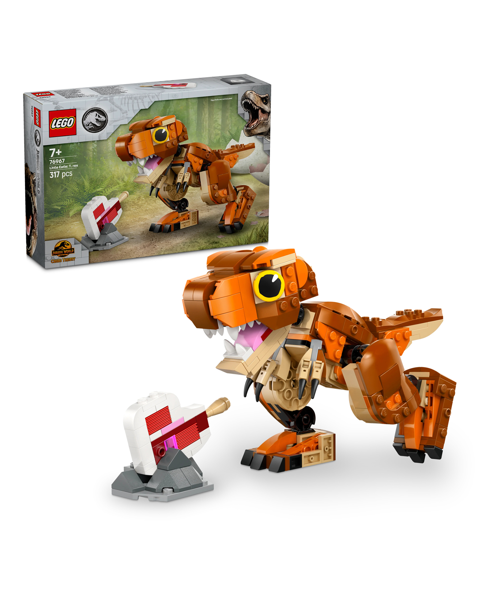 LEGO Jurassic World Little Eatie: T. rex Dinosaur Model Building Kit 317 Pieces - 76967-picture-10
