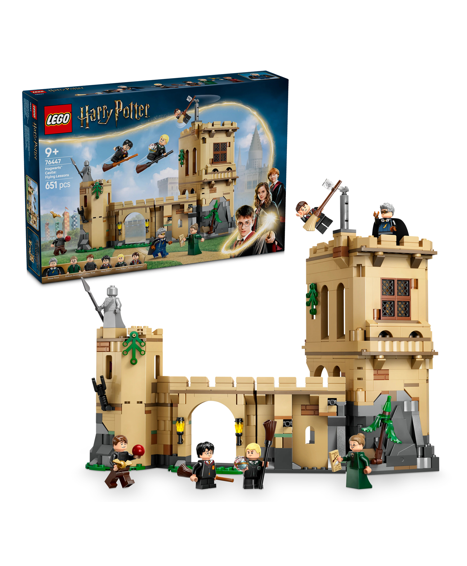 LEGO Harry Potter Hogwarts Castle: Flying Lessons Adventure Set 651 Pieces - 76447-image-33