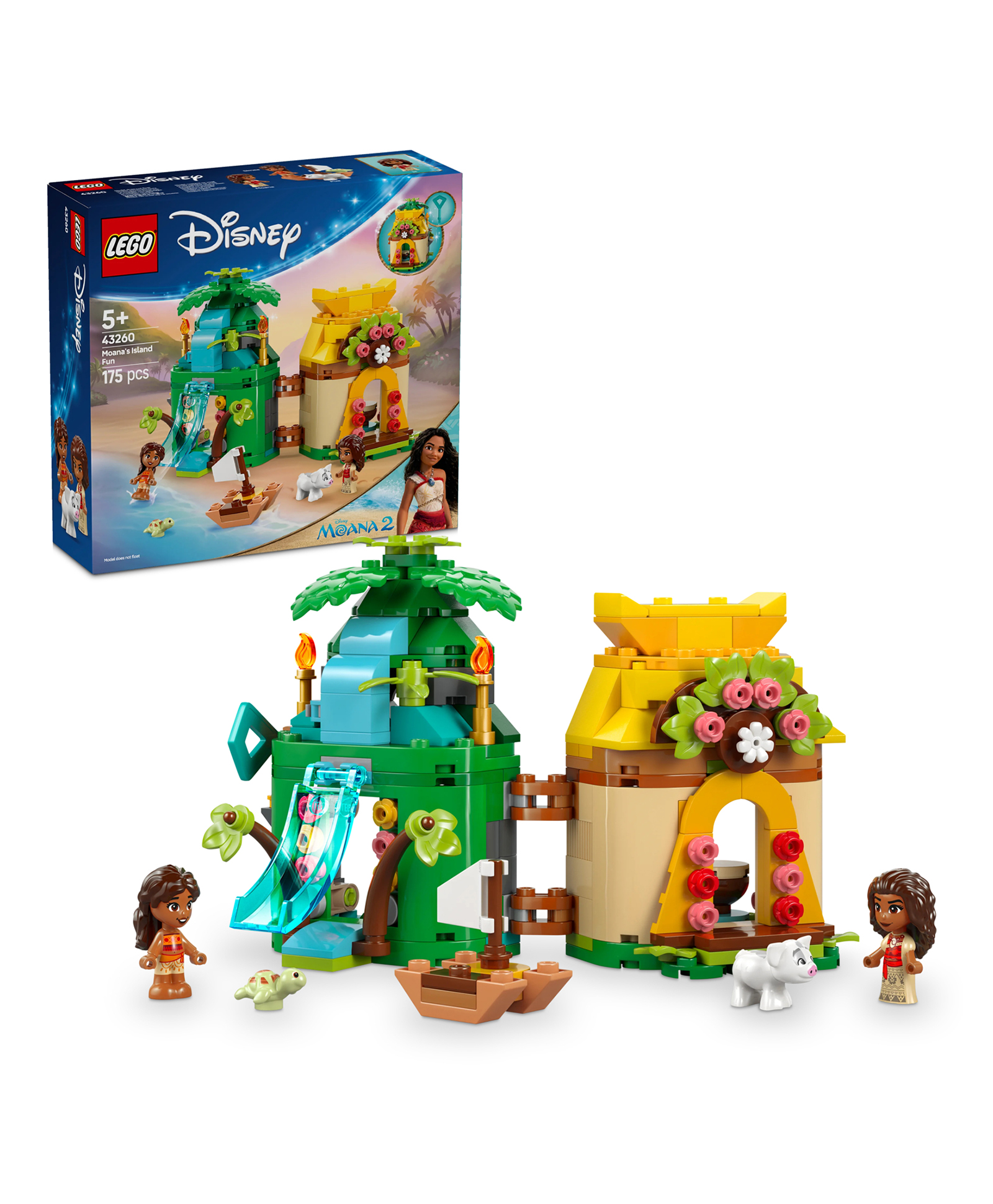 LEGO | Disney Moana's Island Fun Buildable Model Toy and Building Kit 175 Pieces - 43260-picture-16