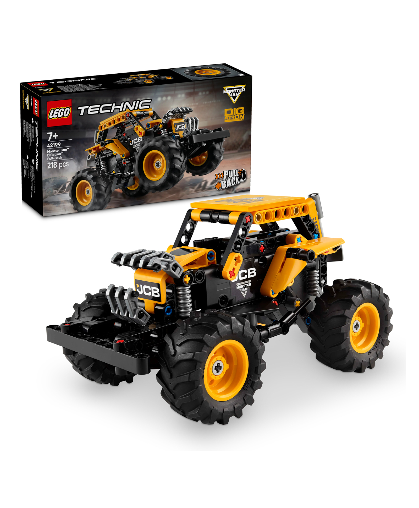LEGO Technic Monster Jam DIGatron Pull-Back Truck Toy 218 Pieces - 42199-image-20