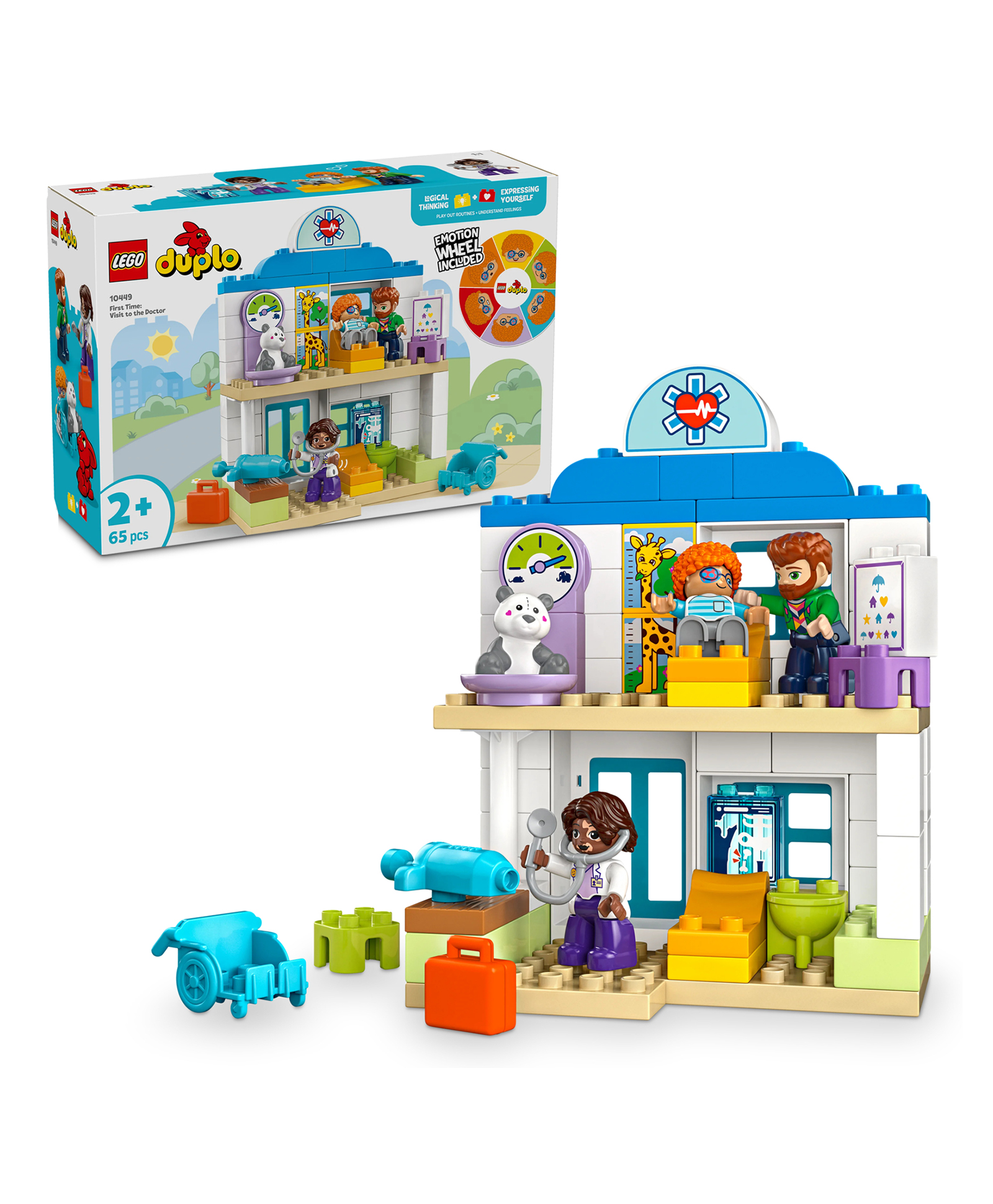LEGO DUPLO Town First Time: Visit with the Doctor building blocks 65 Pieces - 10449-image-14