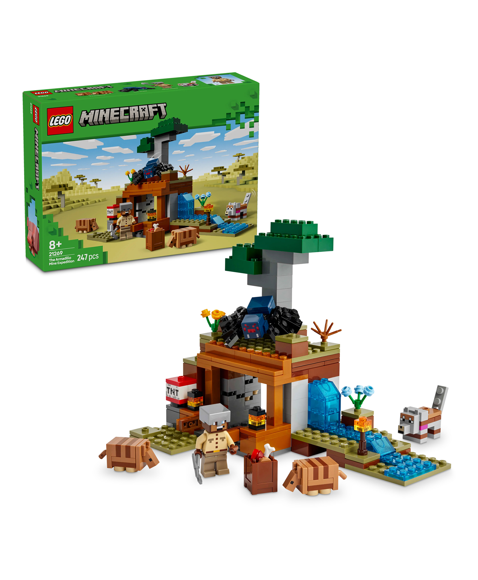 LEGO Minecraft The Armadillo Mine Expedition Video Game Figure Building Blocks 247 Pieces - 21269-picture-25