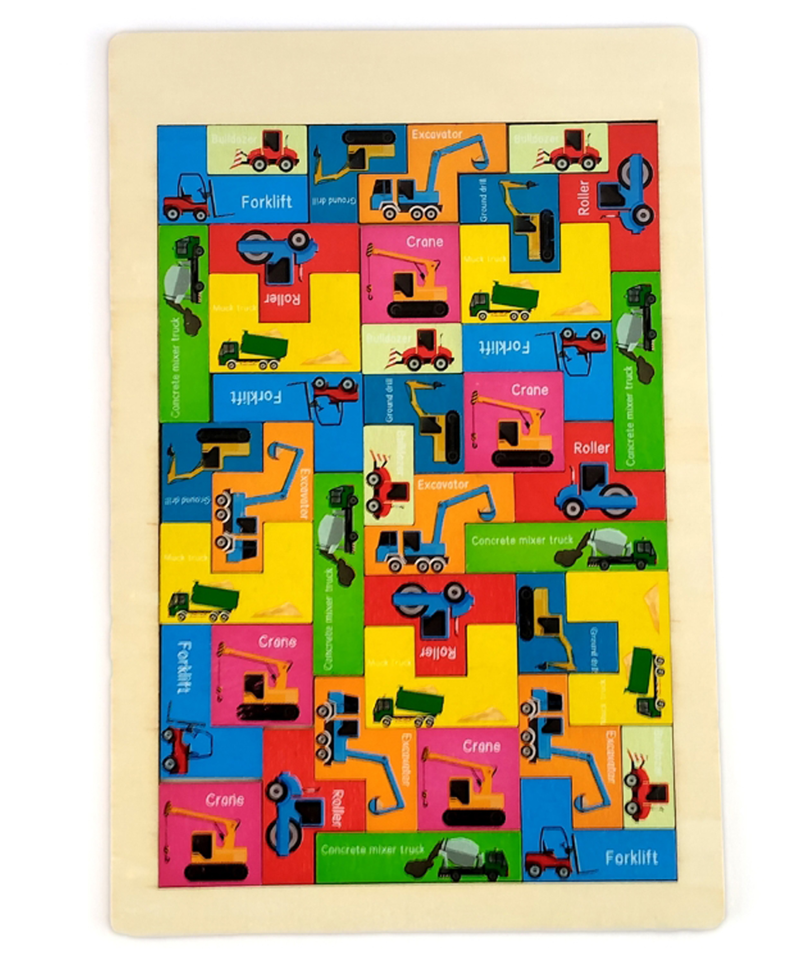 Wudly Wooden Six Russian Vehicle Theme - Educational Game for Kids & Adults-picture-28