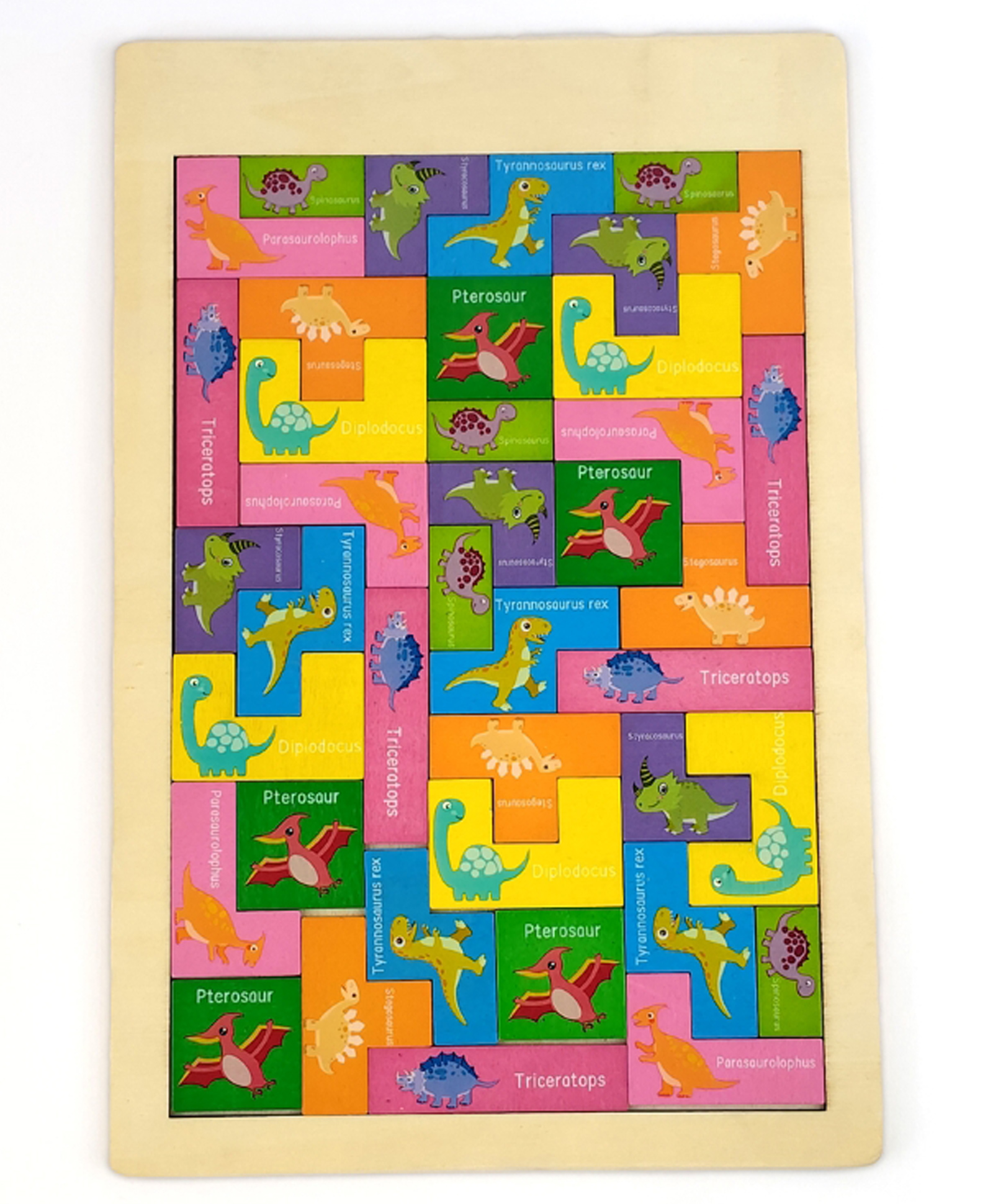 Wudly Wooden Dinosaur Maze Puzzle Board | Montessori Learning Toy for Kids-picture-29