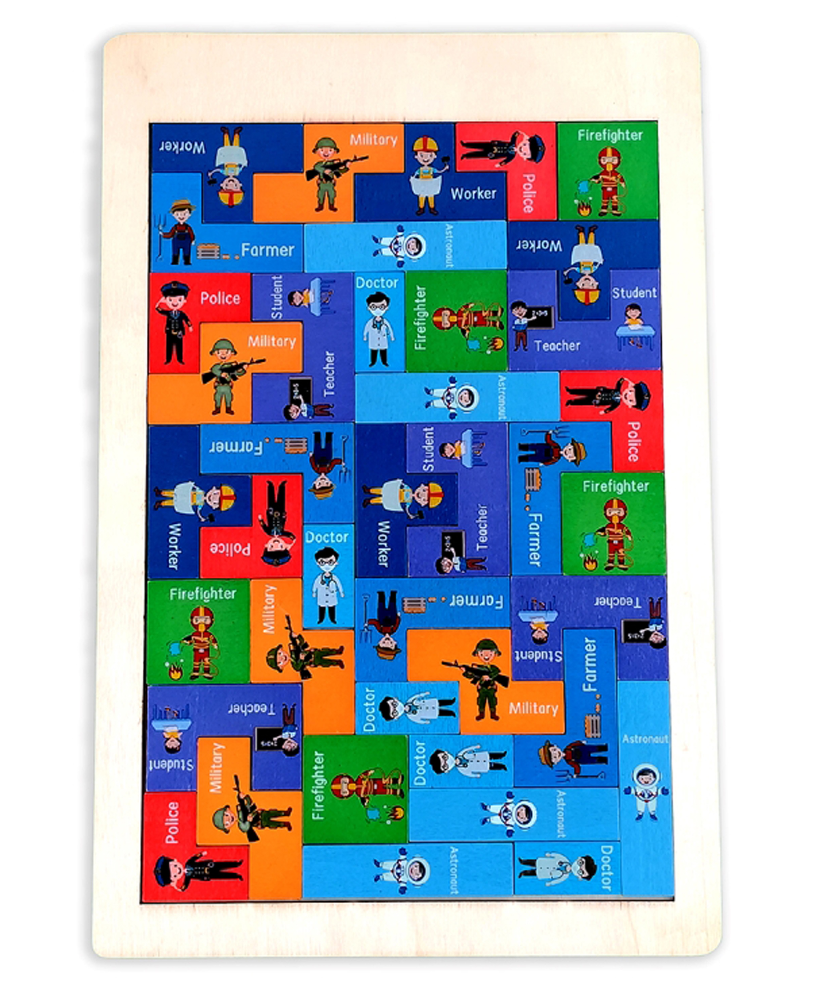 Wudly Wooden Six Russian Professional Work Theme - Game for Kids & Adults-picture-31
