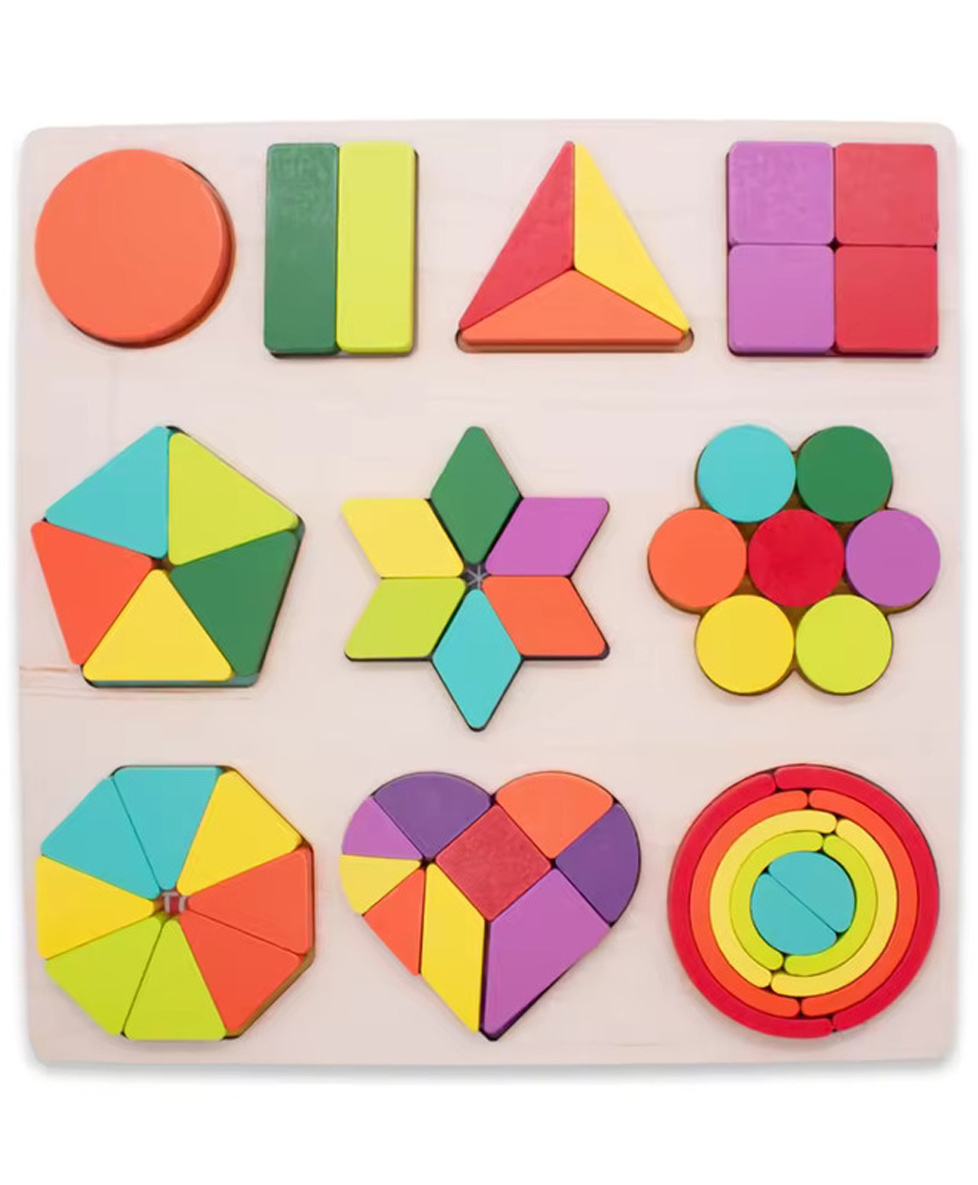 Wudly Wooden Shape Sorting Puzzle Board for Kids-picture-46