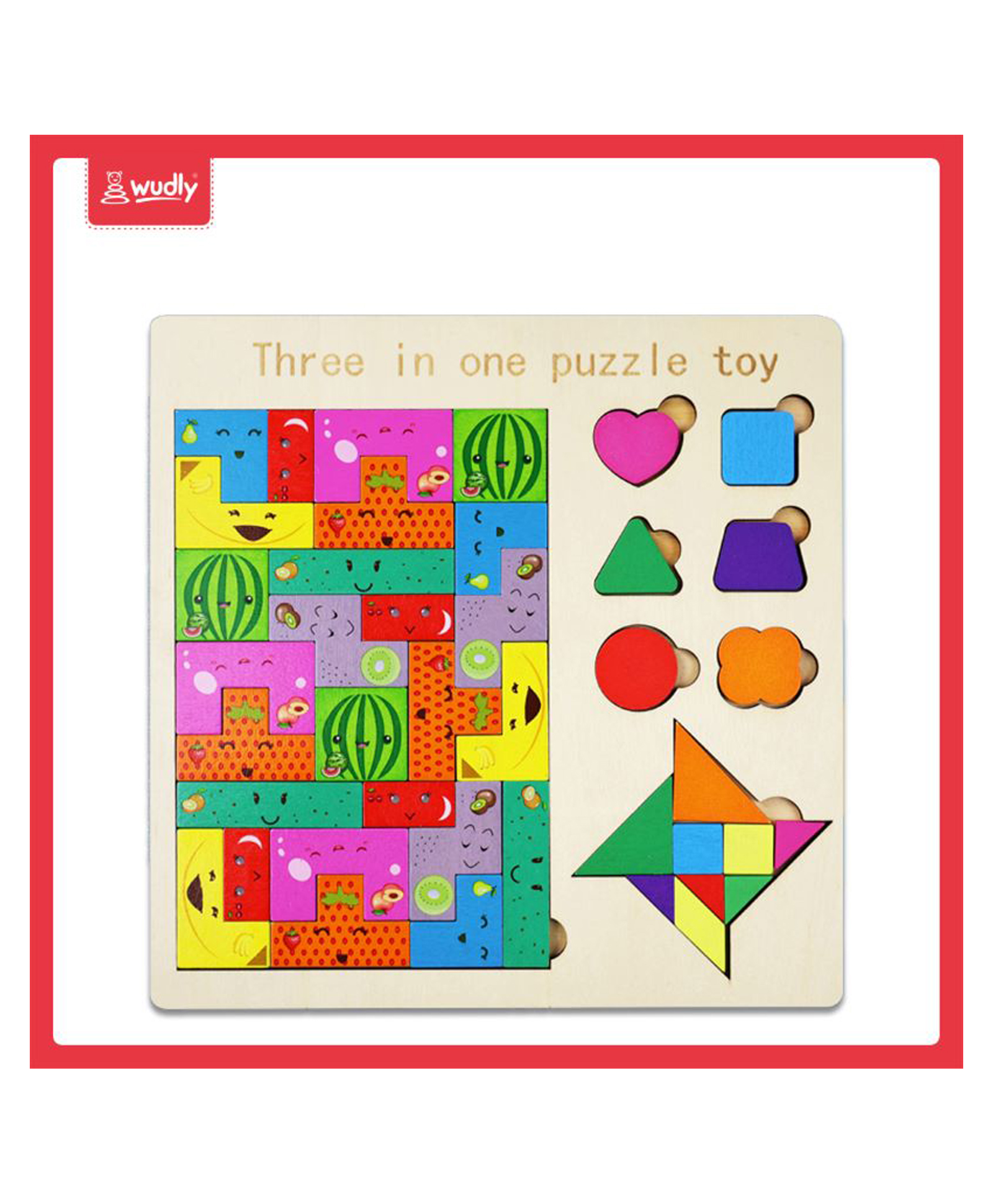 Wudly - Three in One Puzzle Four Model in One Puzzle-image-24