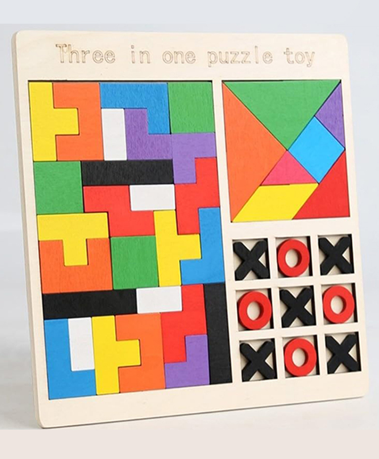 Wudly - Three in One XO Four Model in One Puzzle - Multicolour-image-36