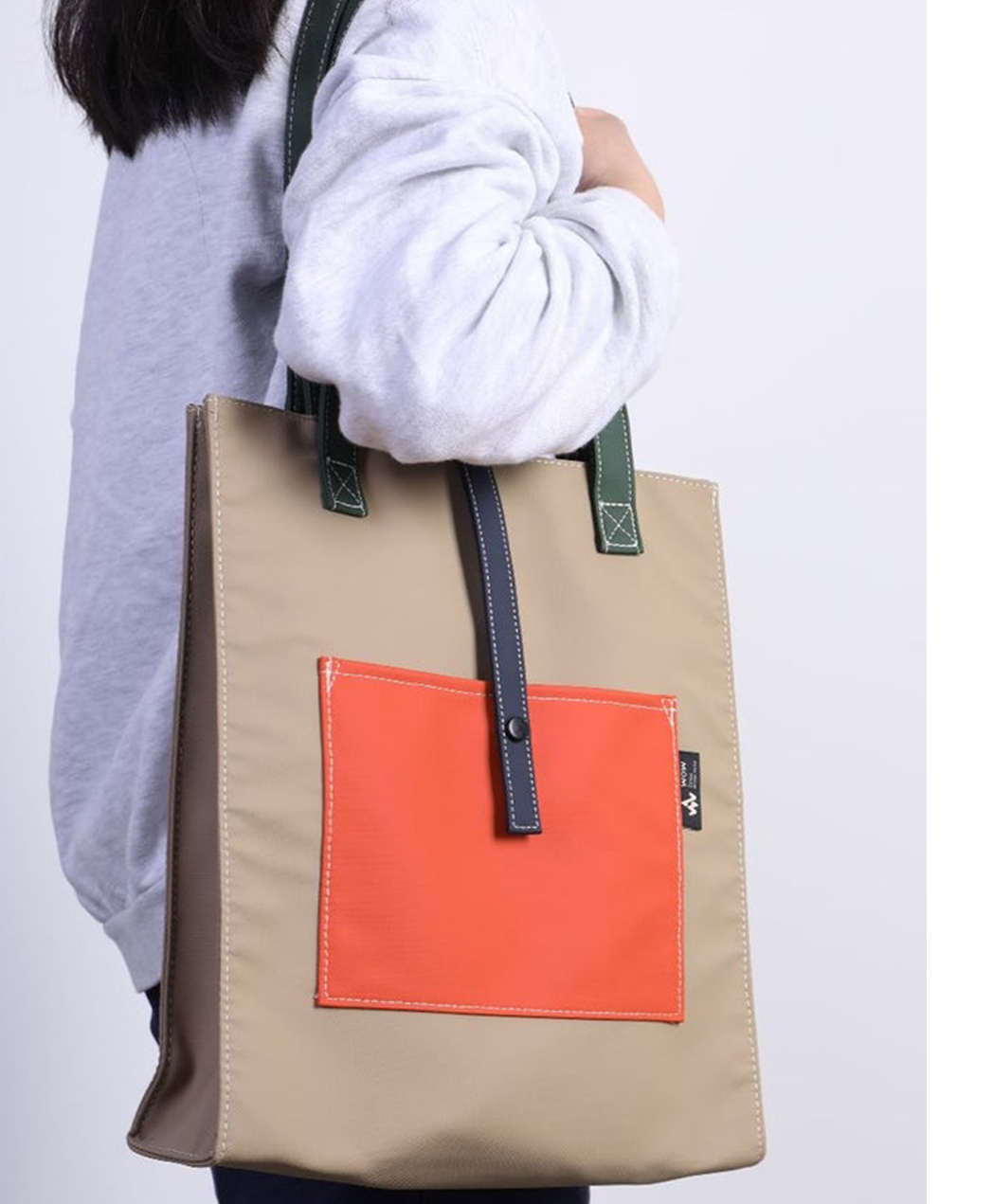 Sanjary Multi-Purpose Hand Bag, with Handle Strap, Water-Proof Reusable Bag color design may vary-image-10