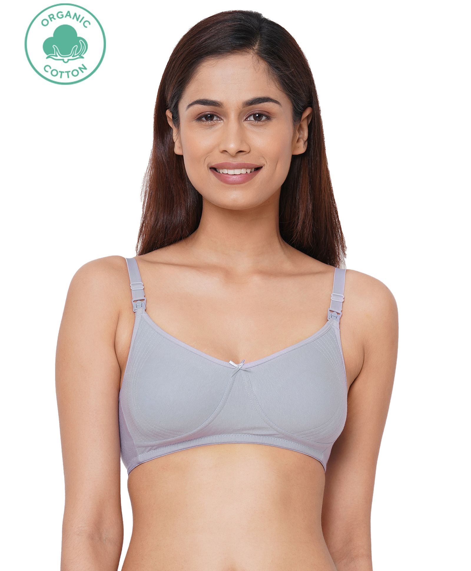 Inner Sense Organic Antimicrobial Nursing Bra - Beige-picture-13