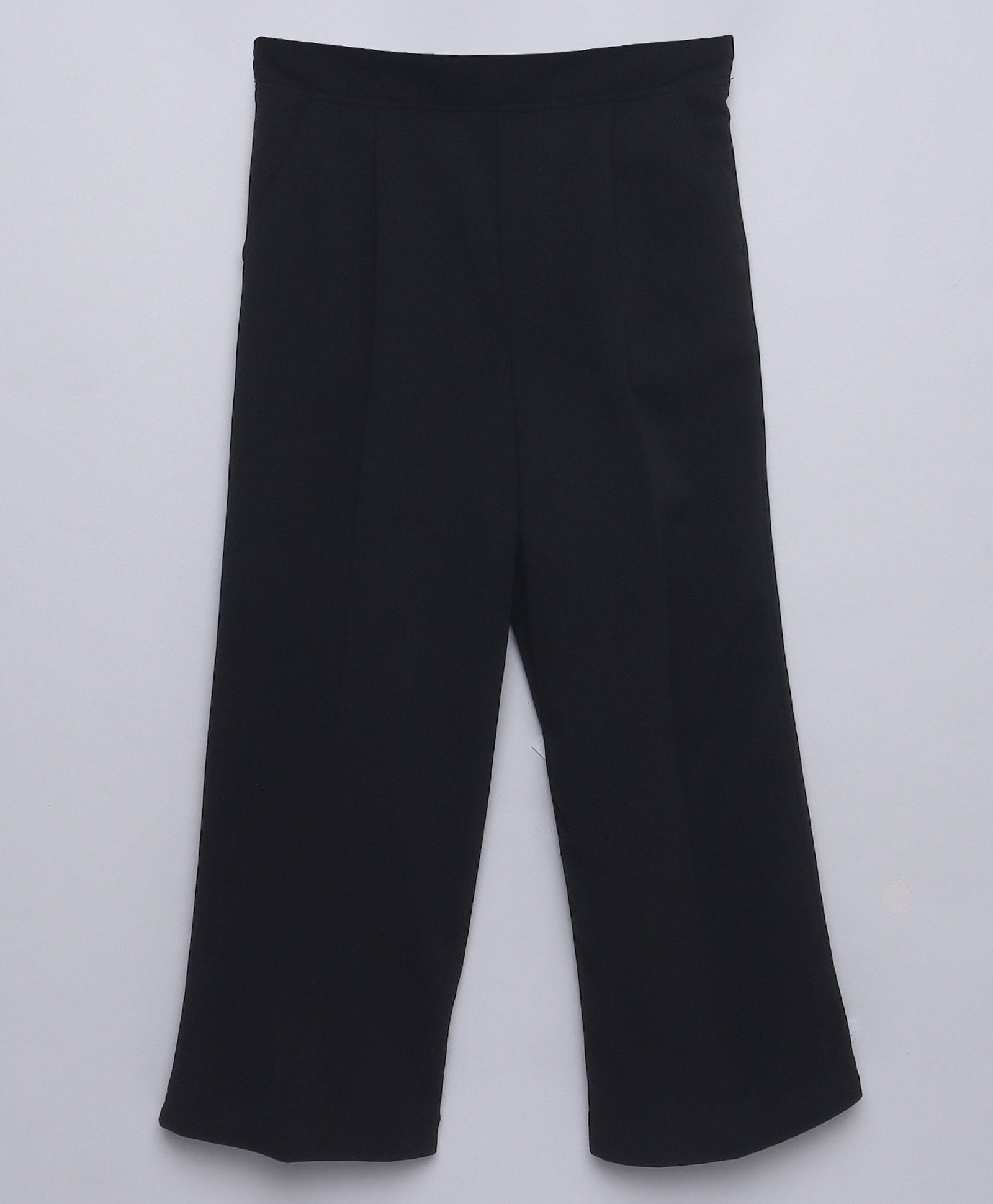 Taffykids Solid Pleated Korean Pant - Black-picture-28