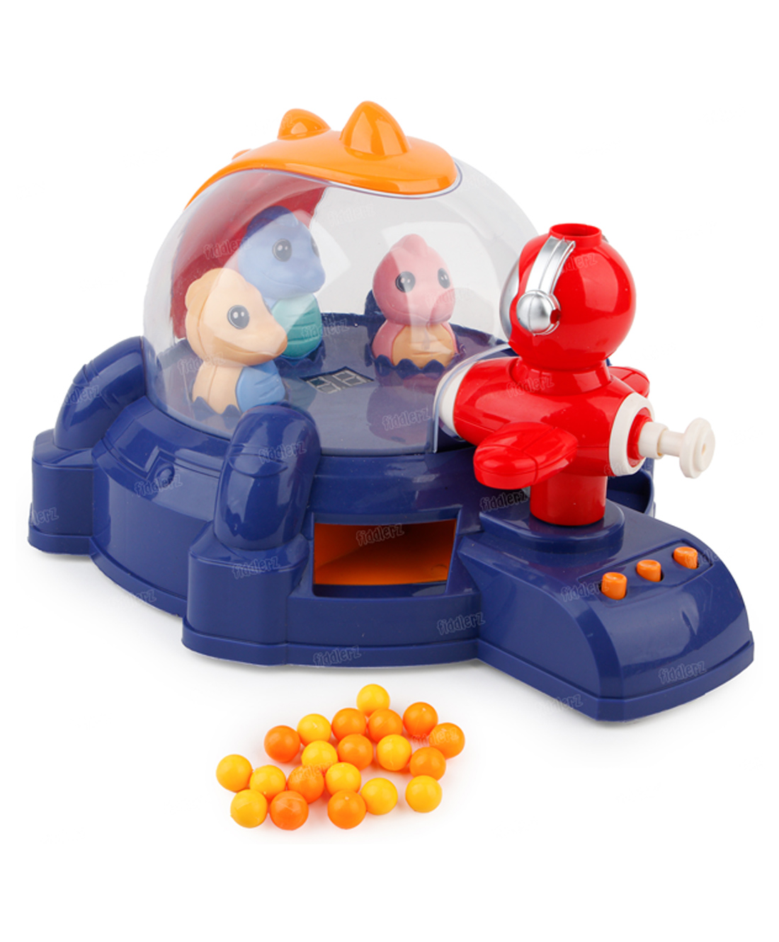 Fiddlerz Space Adventure Game for Kids with Shooting Balls Alien Figures Automatic Scoring Points Rocket Astronaut Toy - Navy Blue-image-35