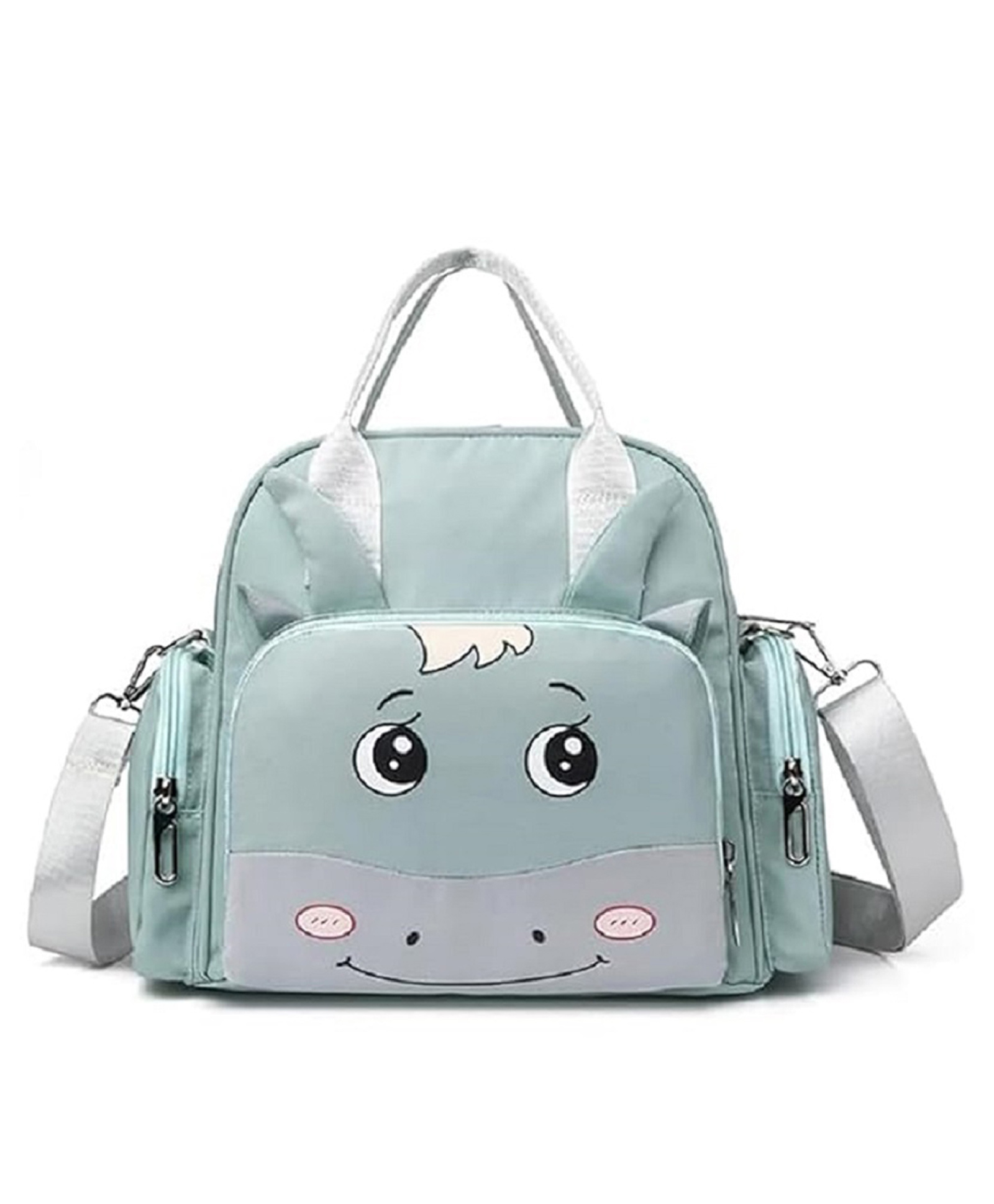 Winnies Diaper Backpack Cum Tote Bag Maternity Bag-Green-picture-15