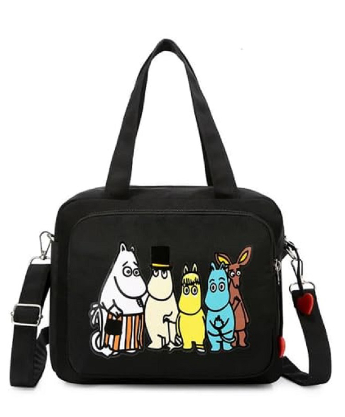 Winnies Diaper Backpack Cum Tote Bag Maternity Bag Cute & Stylish Mother Bag-Black-image-43