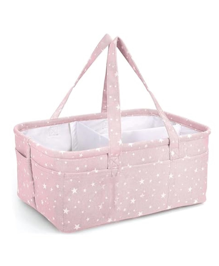 Winnies Baby Diaper Caddy Bag for Smart Mothers Baby Diaper Caddy Organizers-Pink-image-40