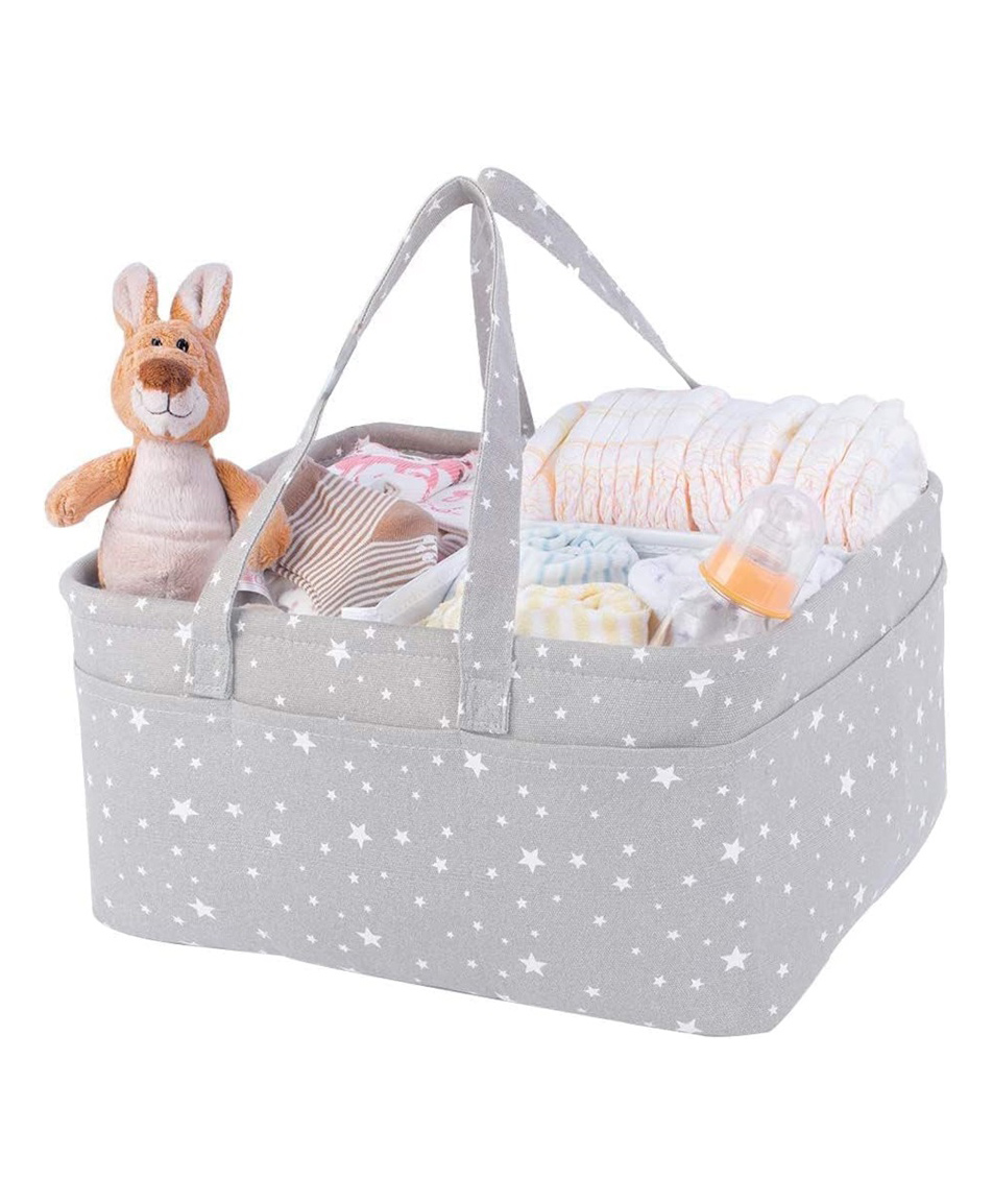 Winnies Baby Diaper Caddy Bag for Smart Mothers Baby Diaper Caddy Organizers-Grey-image-39
